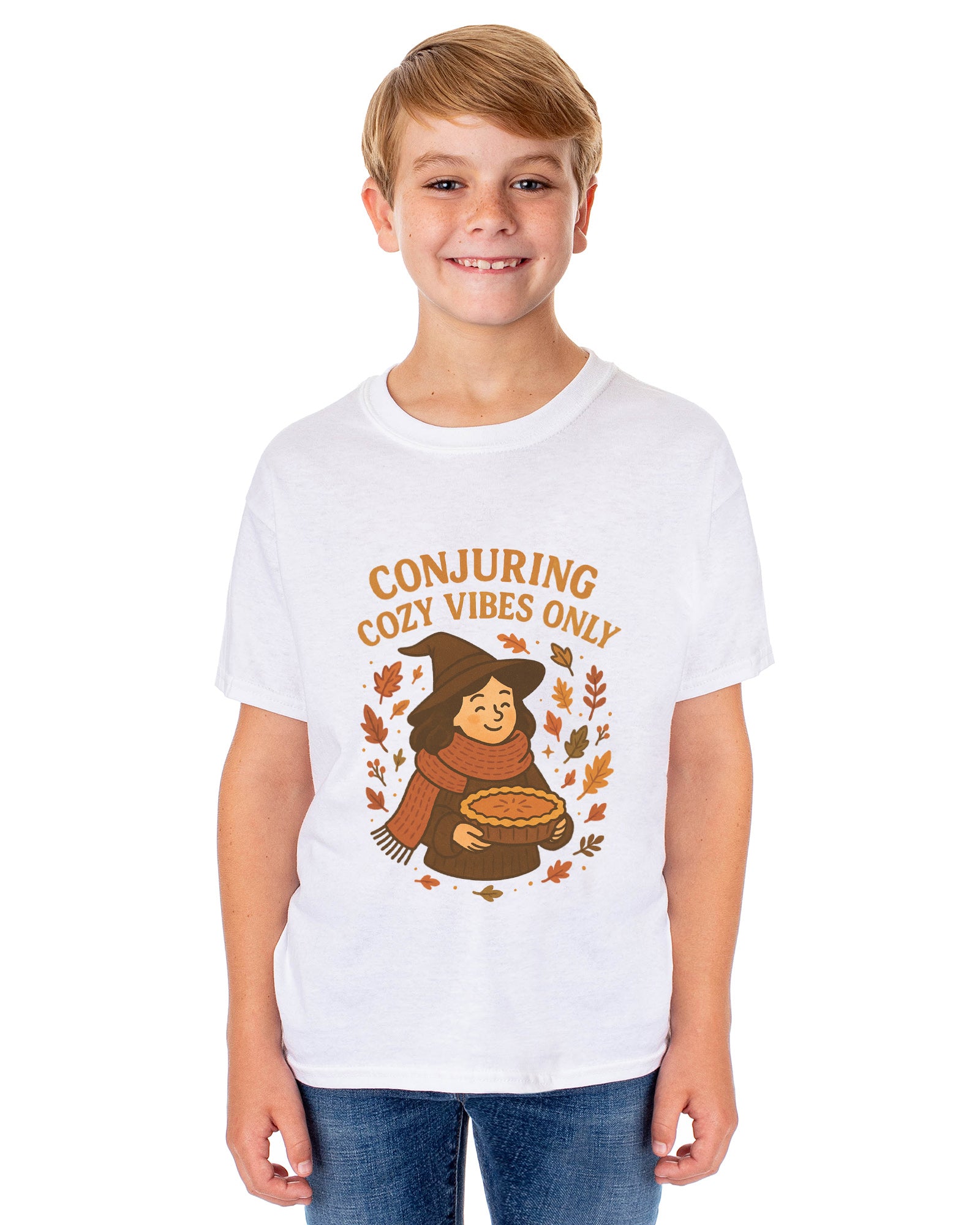 PJammy Halloween T-Shirt Girls' Conjuring Vibes Short Sleeve Tee