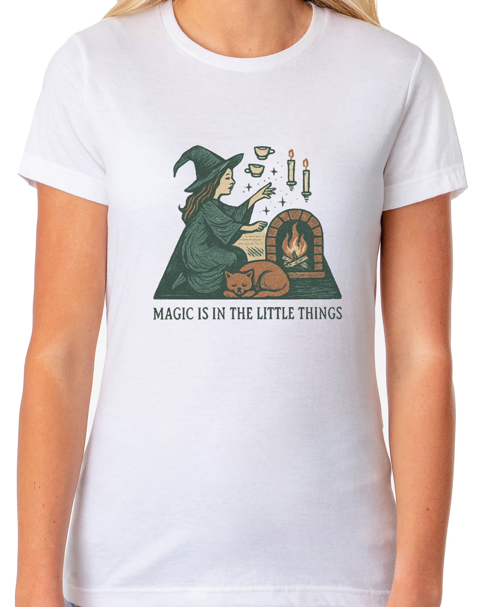 PJammy Halloween T-Shirt Women's Magic Little Things Short Sleeve Tee
