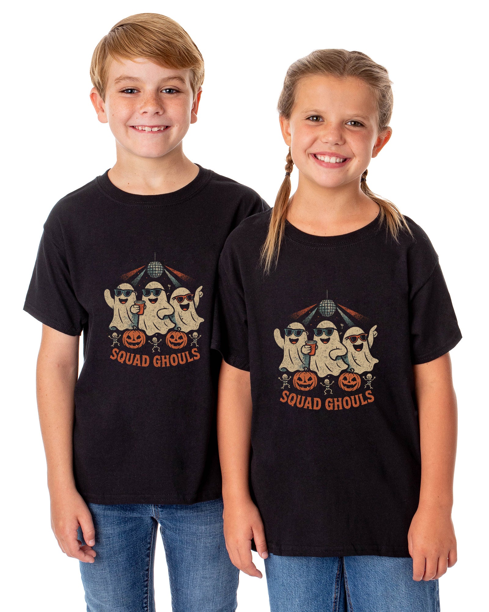 PJammy Halloween T-Shirt Boys' Squad Ghouls Short Sleeve Tee