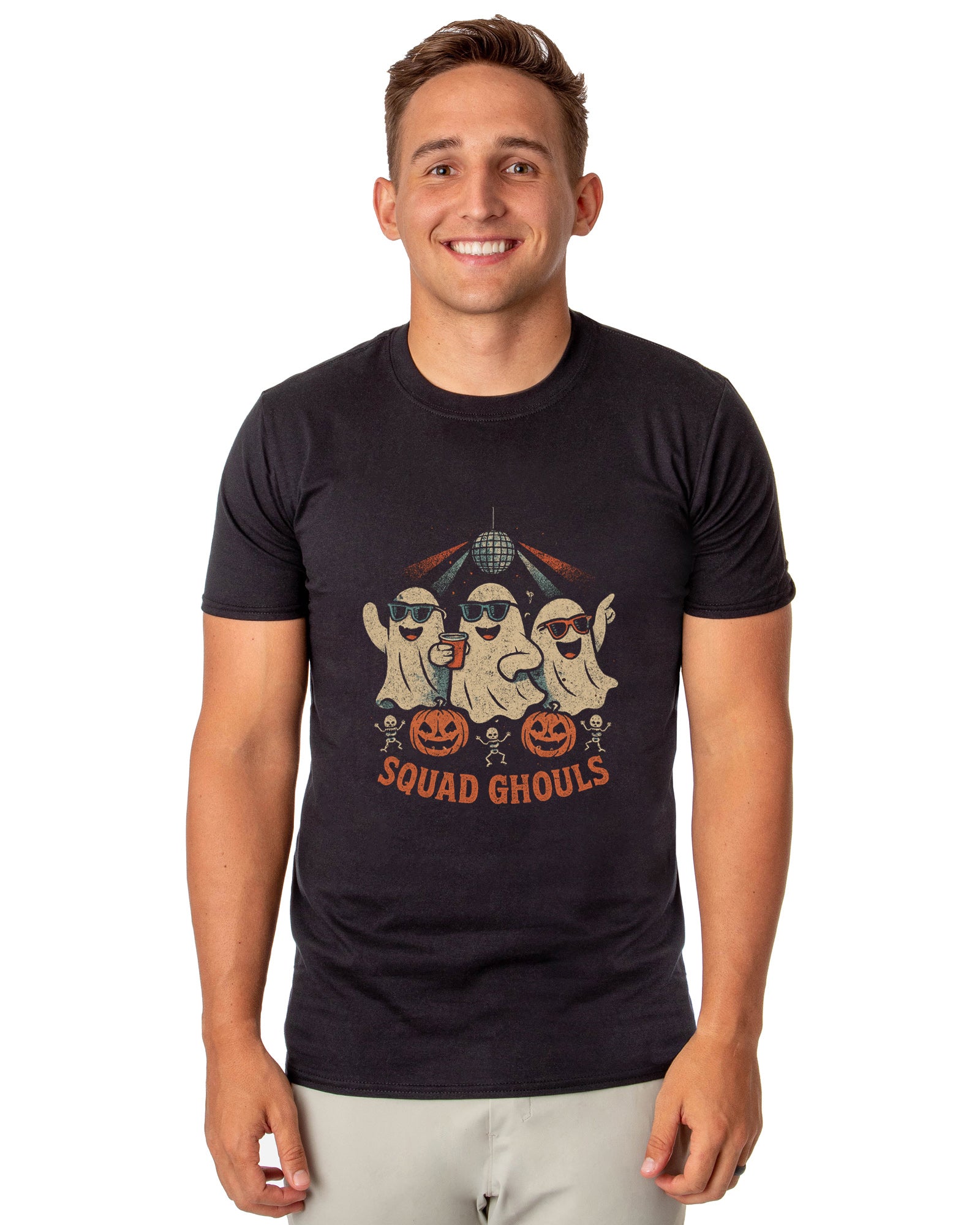 PJammy Halloween T-Shirt Men's Squad Ghouls Short Sleeve Tee