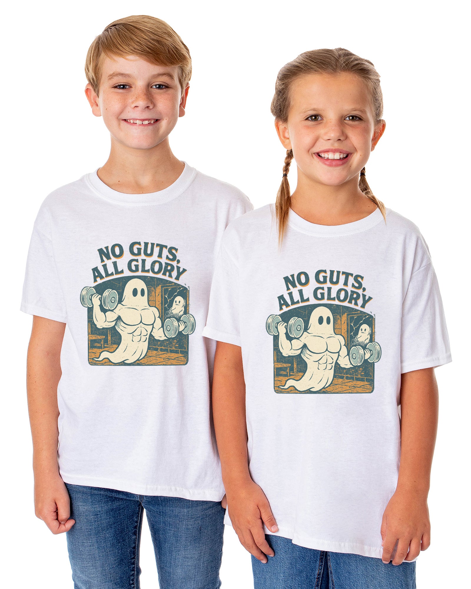PJammy Halloween T-Shirt Boys' No Guts All Glory Short Sleeve Tee
