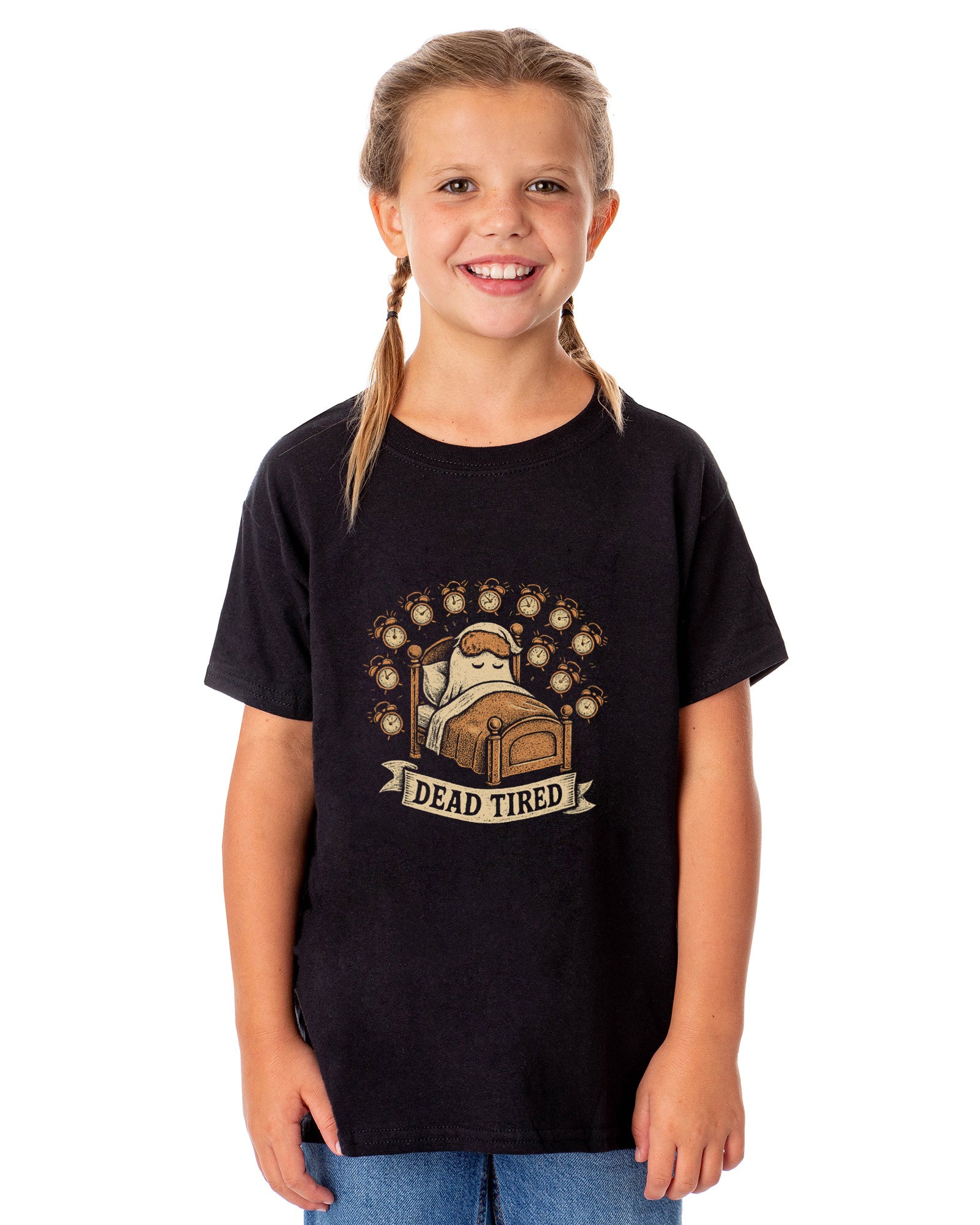 PJammy Halloween T-Shirt Boys' Dead Tired Short Sleeve Tee