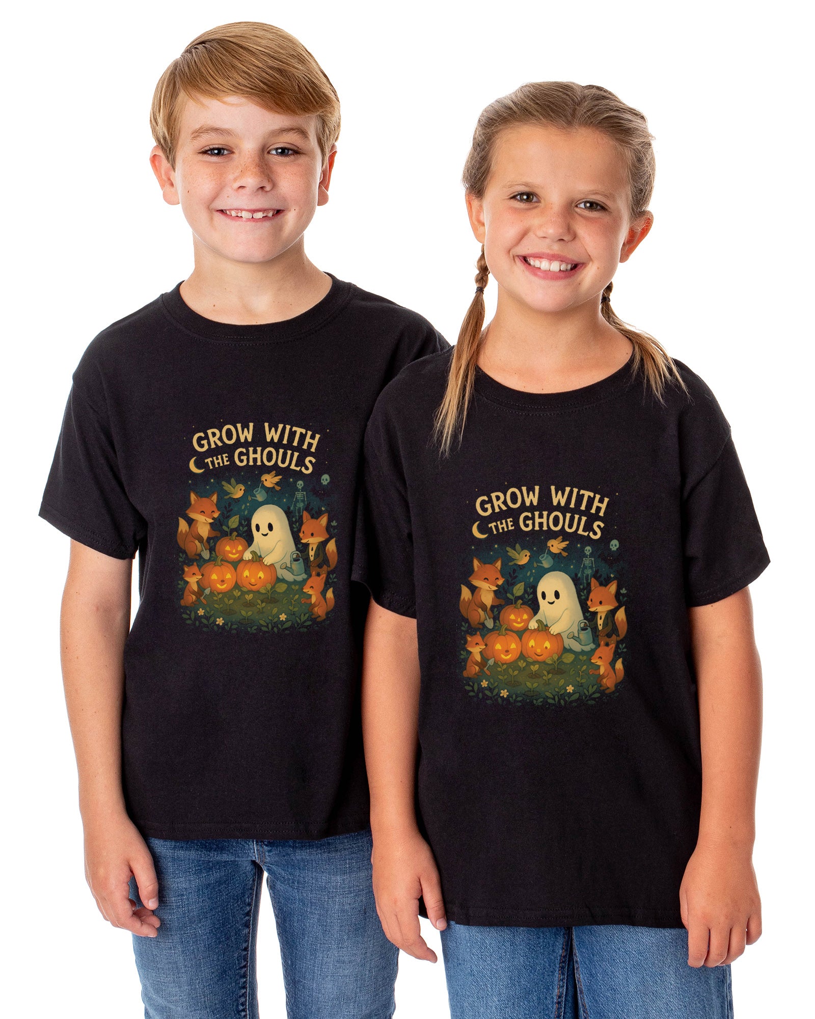 PJammy Halloween T-Shirt Boys' Grow With Ghouls Short Sleeve Tee