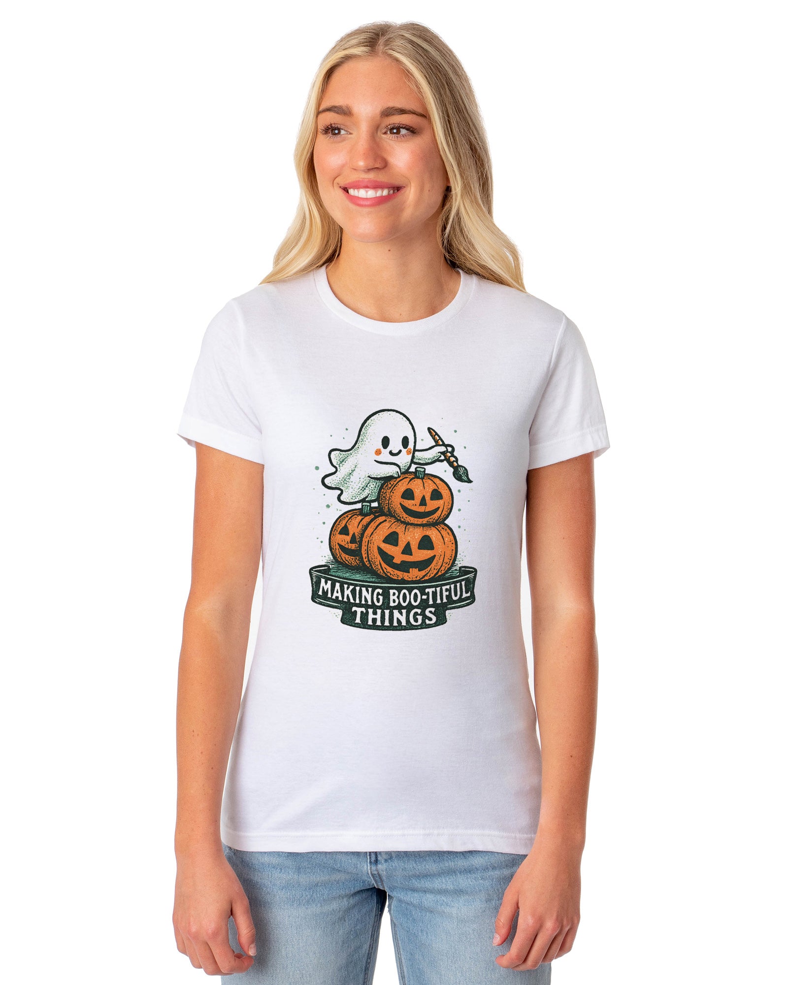 PJammy Halloween T-Shirt Women's Boo-tiful Things Short Sleeve Tee