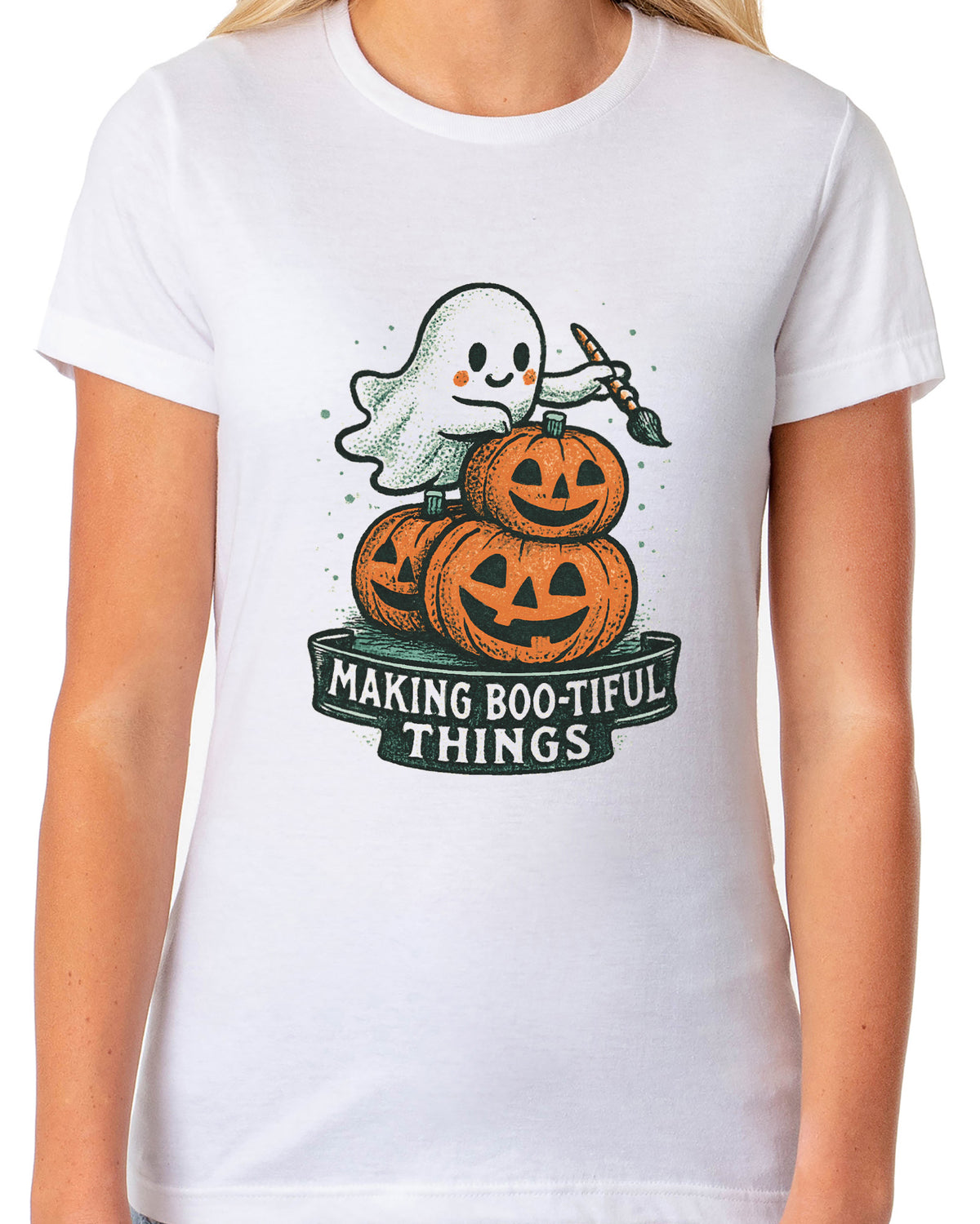 PJammy Halloween T-Shirt Women's Boo-tiful Things Short Sleeve Tee