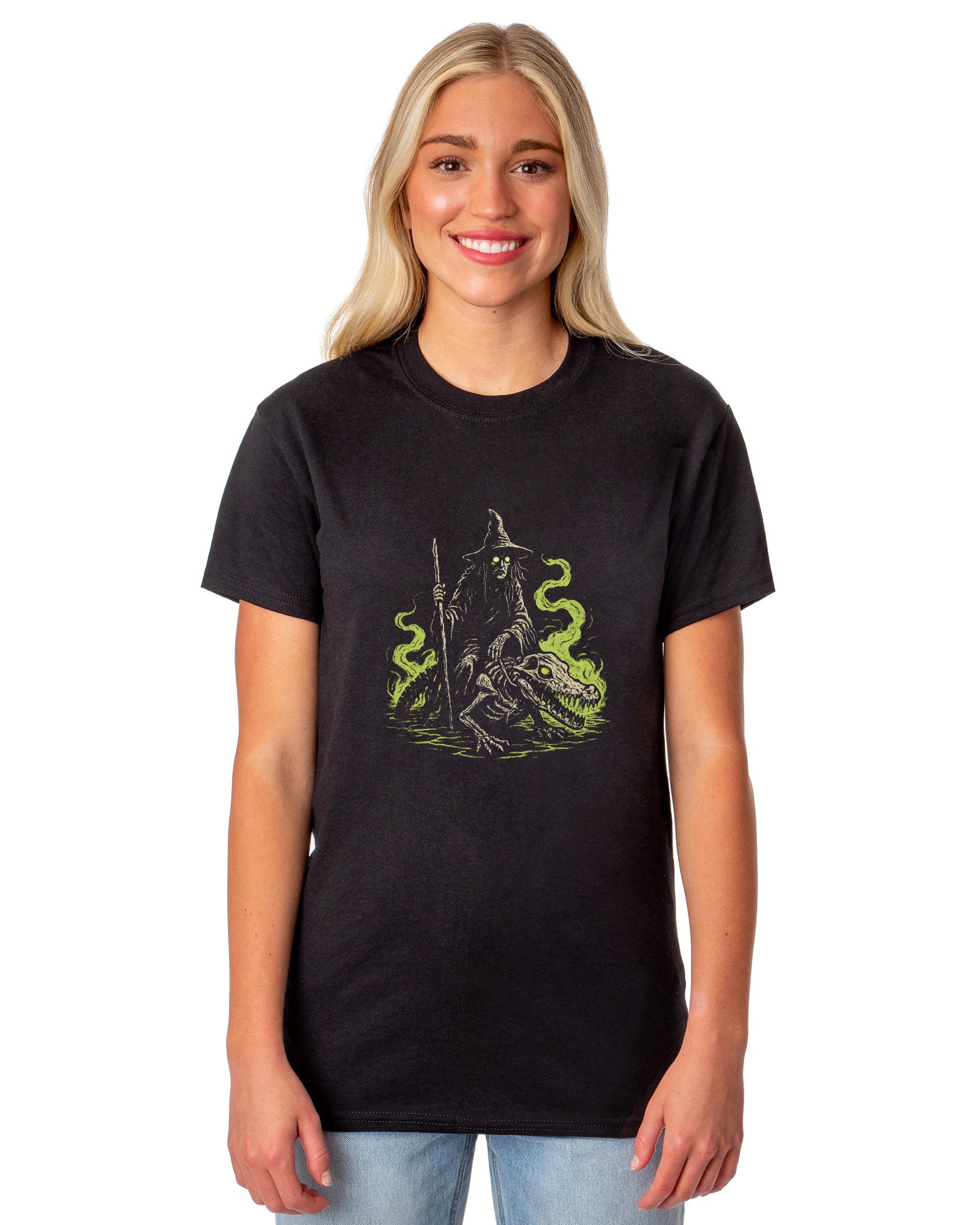 PJammy Halloween T-Shirt Women's Swamp Rider Short Sleeve Tee