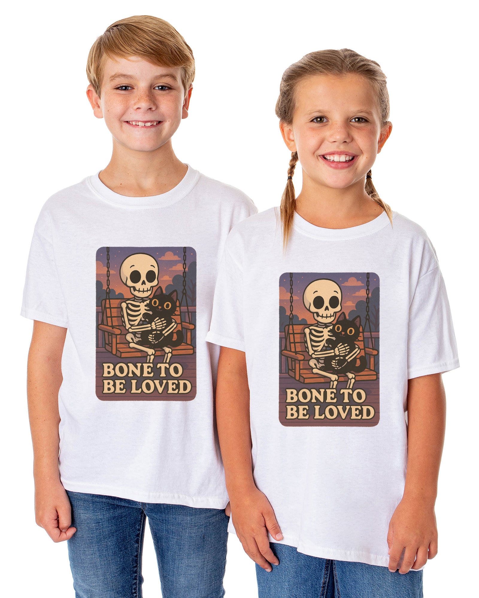 PJammy Halloween T-Shirt Boys' Bone To Be Loved Short Sleeve Tee