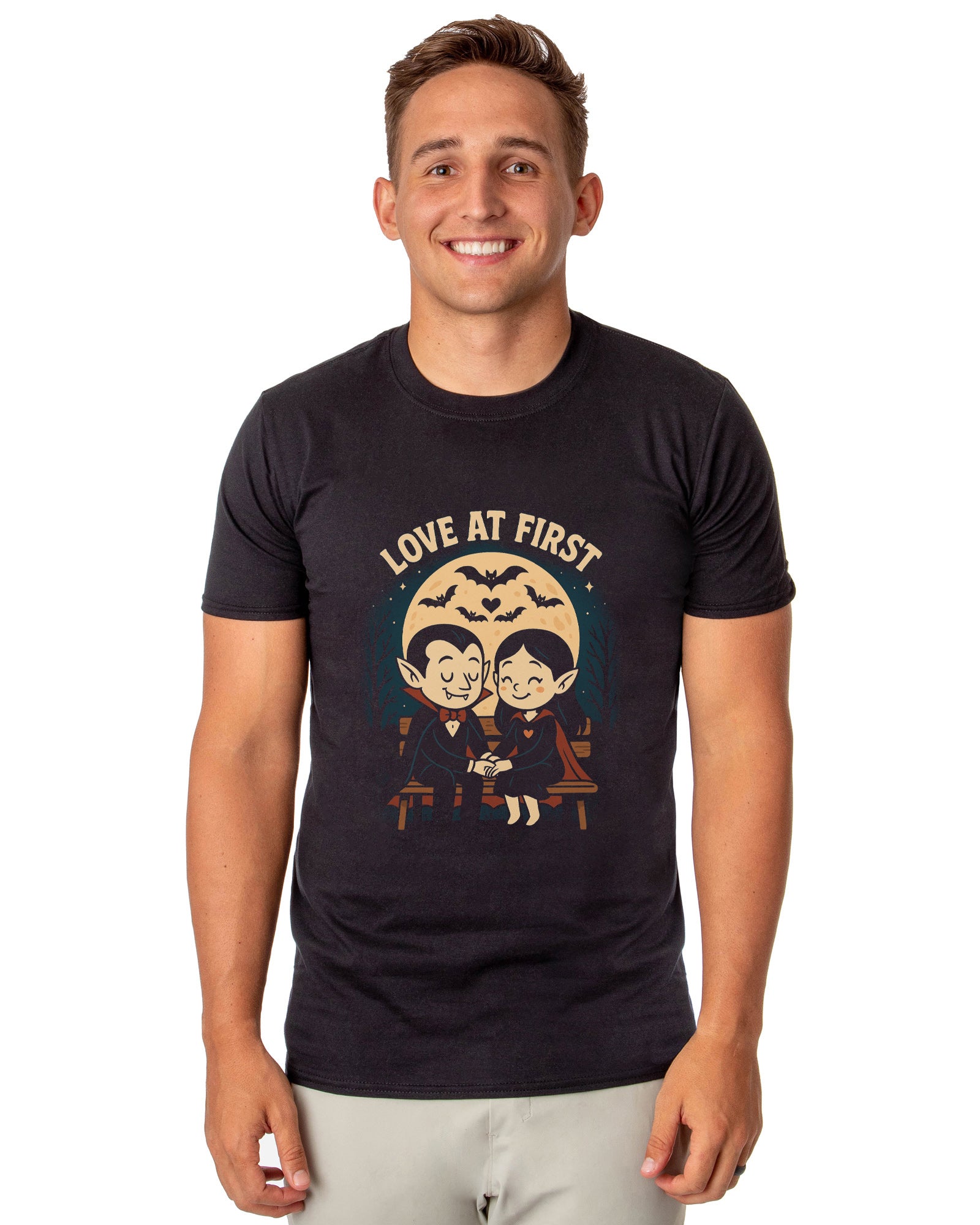 PJammy Halloween T-Shirt Men's Love At First Short Sleeve Tee