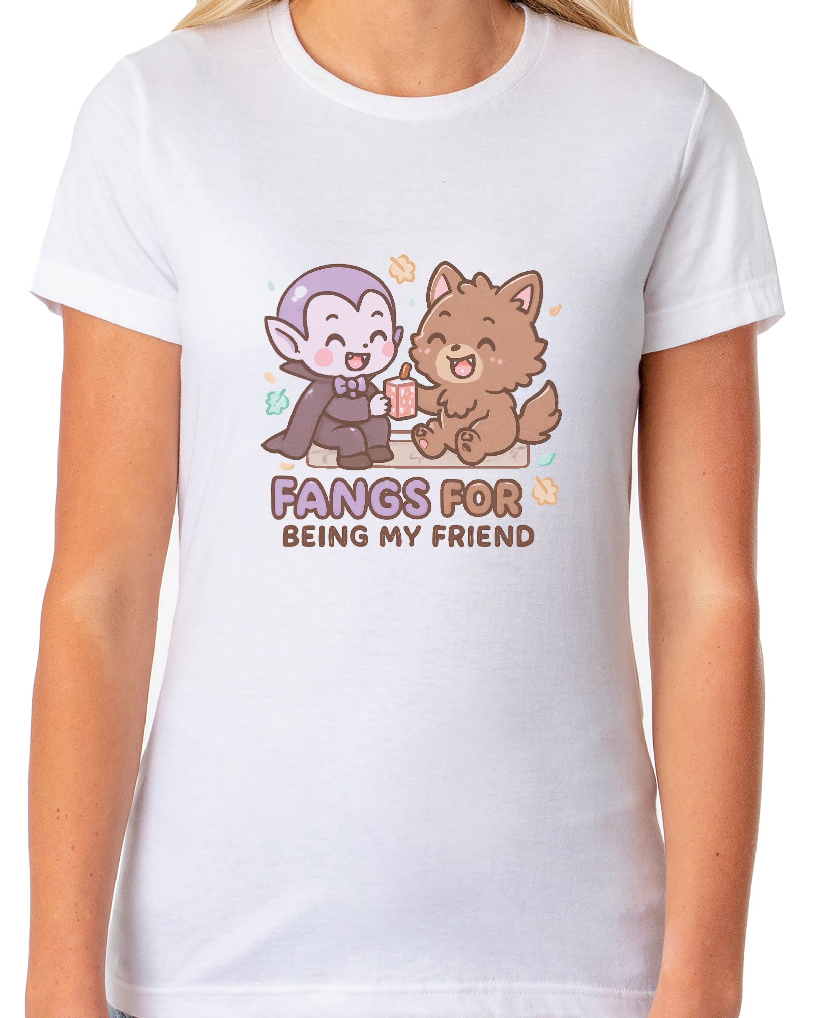 PJammy Halloween T-Shirt Women's Fang Friends Short Sleeve Tee