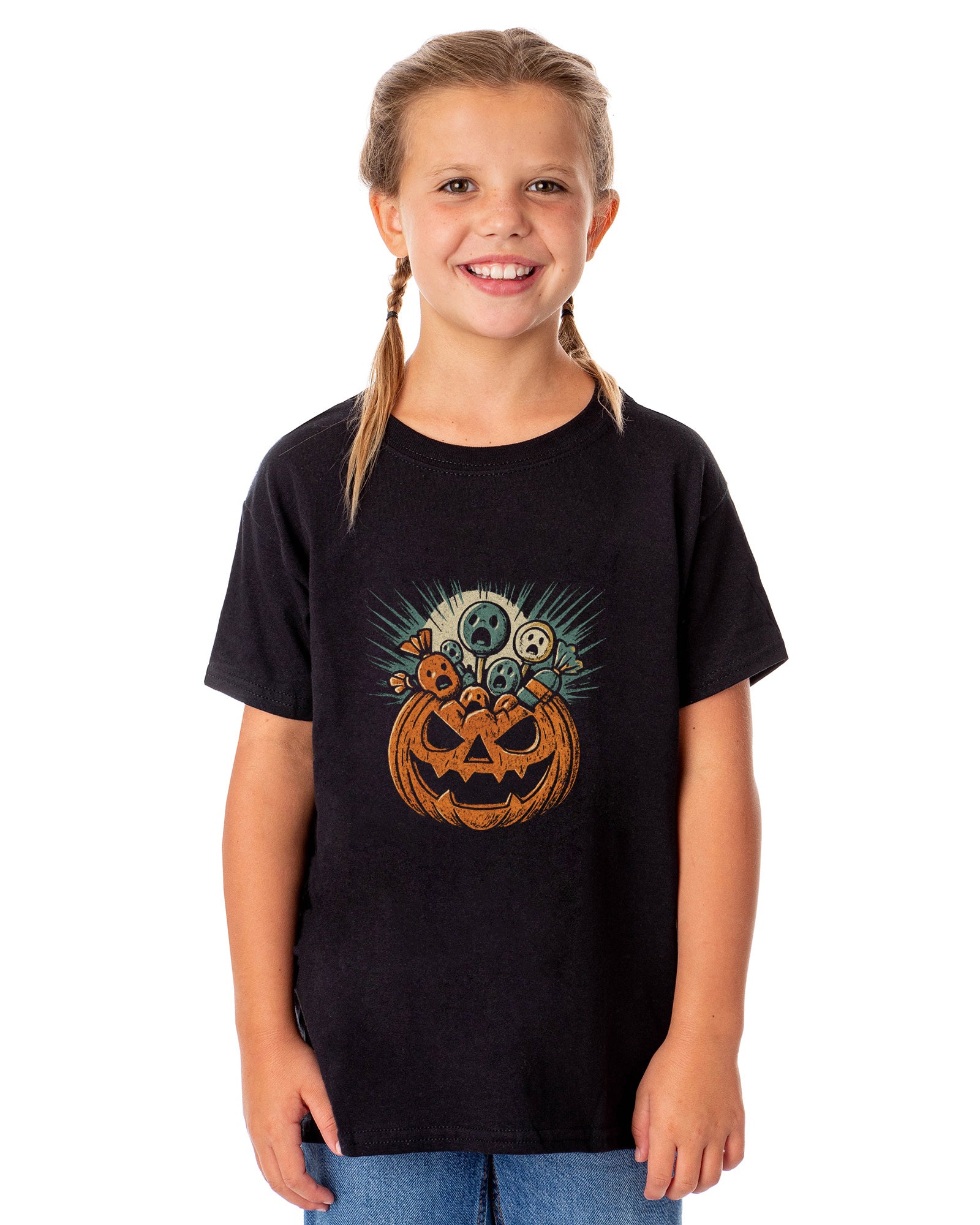 PJammy Halloween T-Shirt Boys' Pumpkin Panic Short Sleeve Tee