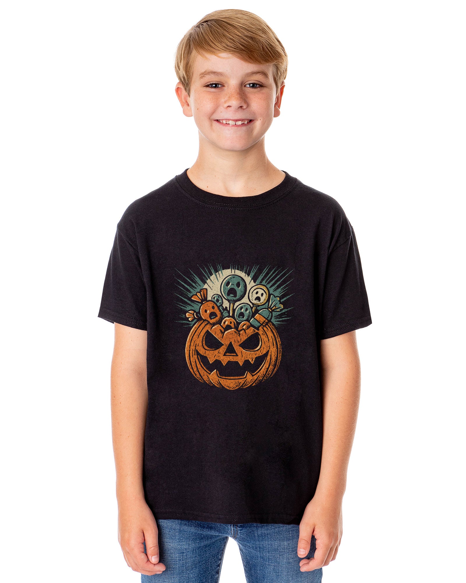 PJammy Halloween T-Shirt Girls' Scared Sweets Short Sleeve Tee