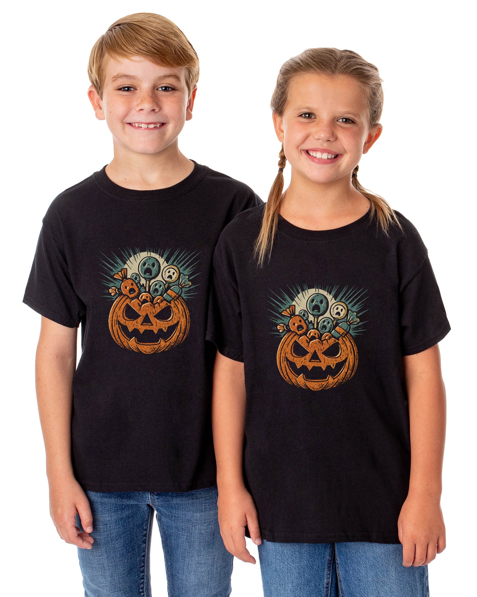PJammy Halloween T-Shirt Girls' Scared Sweets Short Sleeve Tee