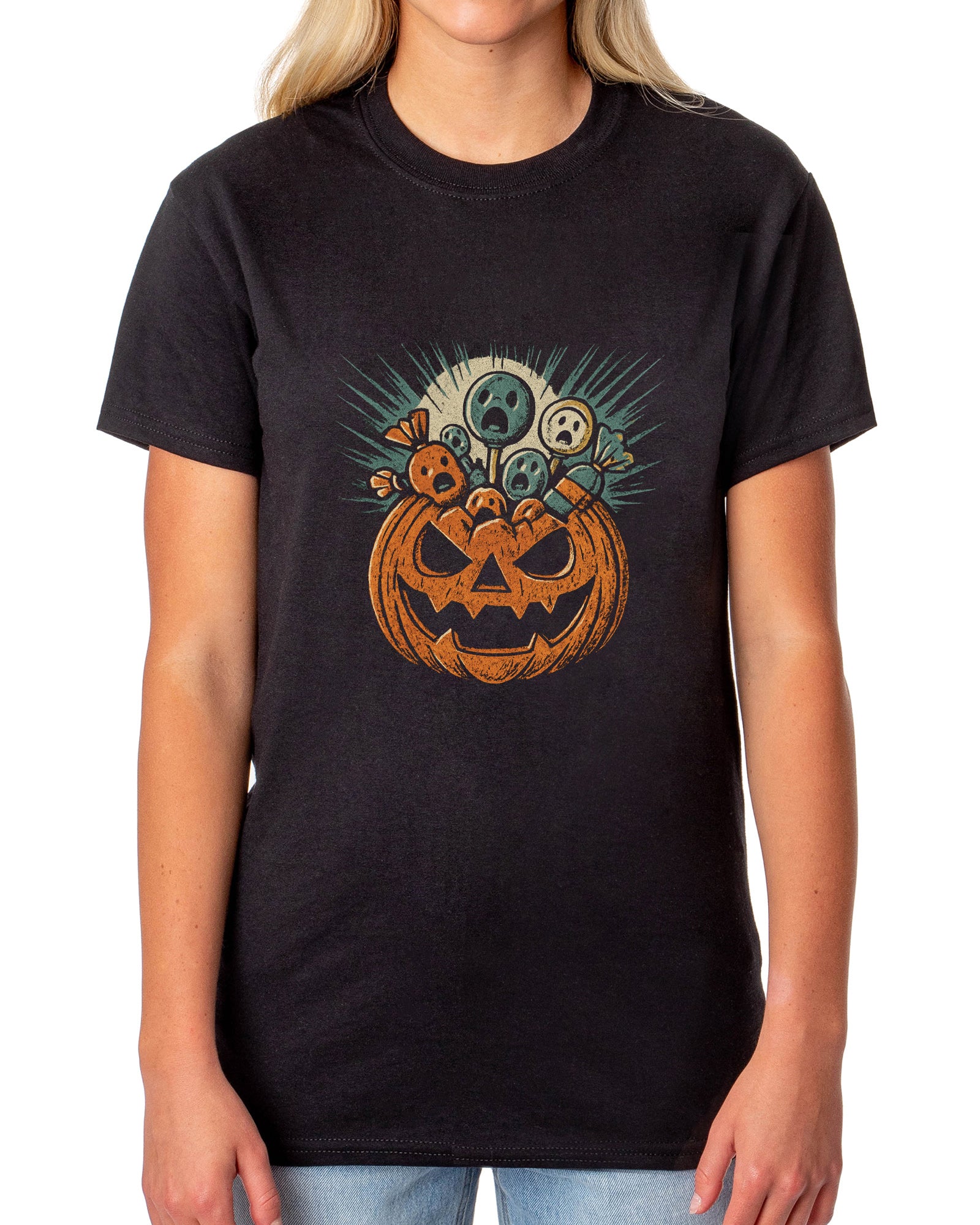PJammy Halloween T-Shirt Women's Sweet Screams Short Sleeve Tee