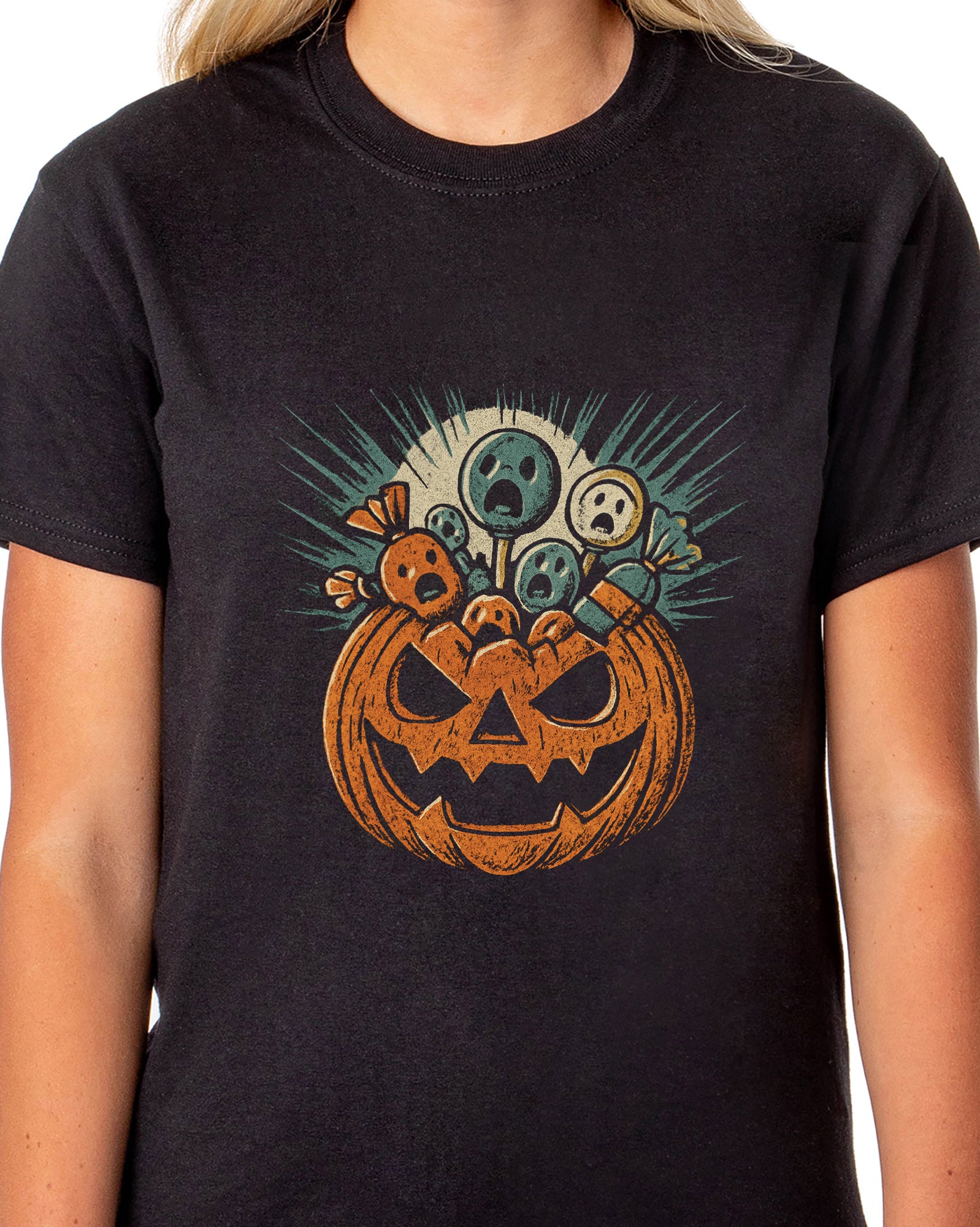 PJammy Halloween T-Shirt Women's Sweet Screams Short Sleeve Tee