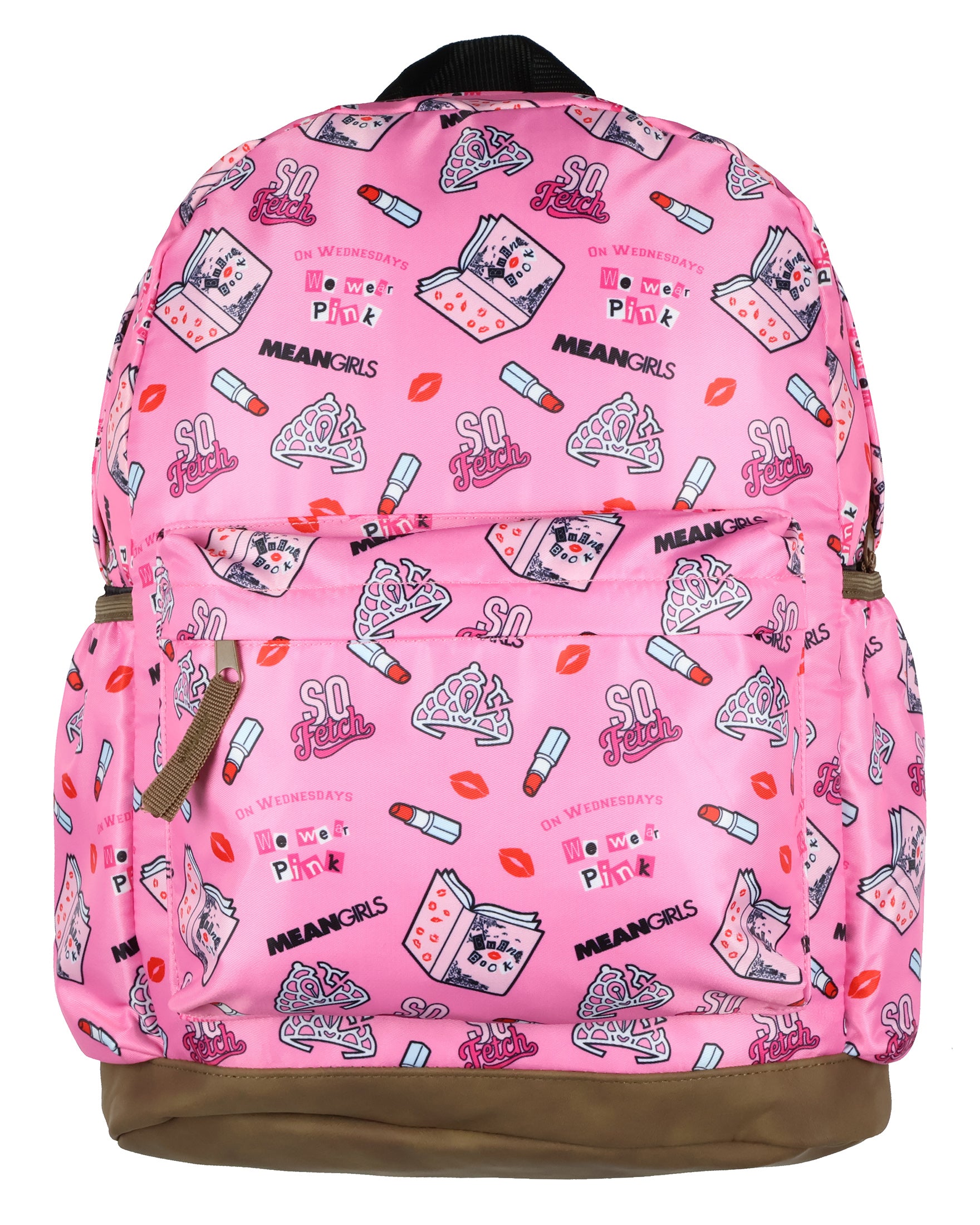 Mean Girls Backpack Burn Book We Wear Pink Laptop Travel Bag
