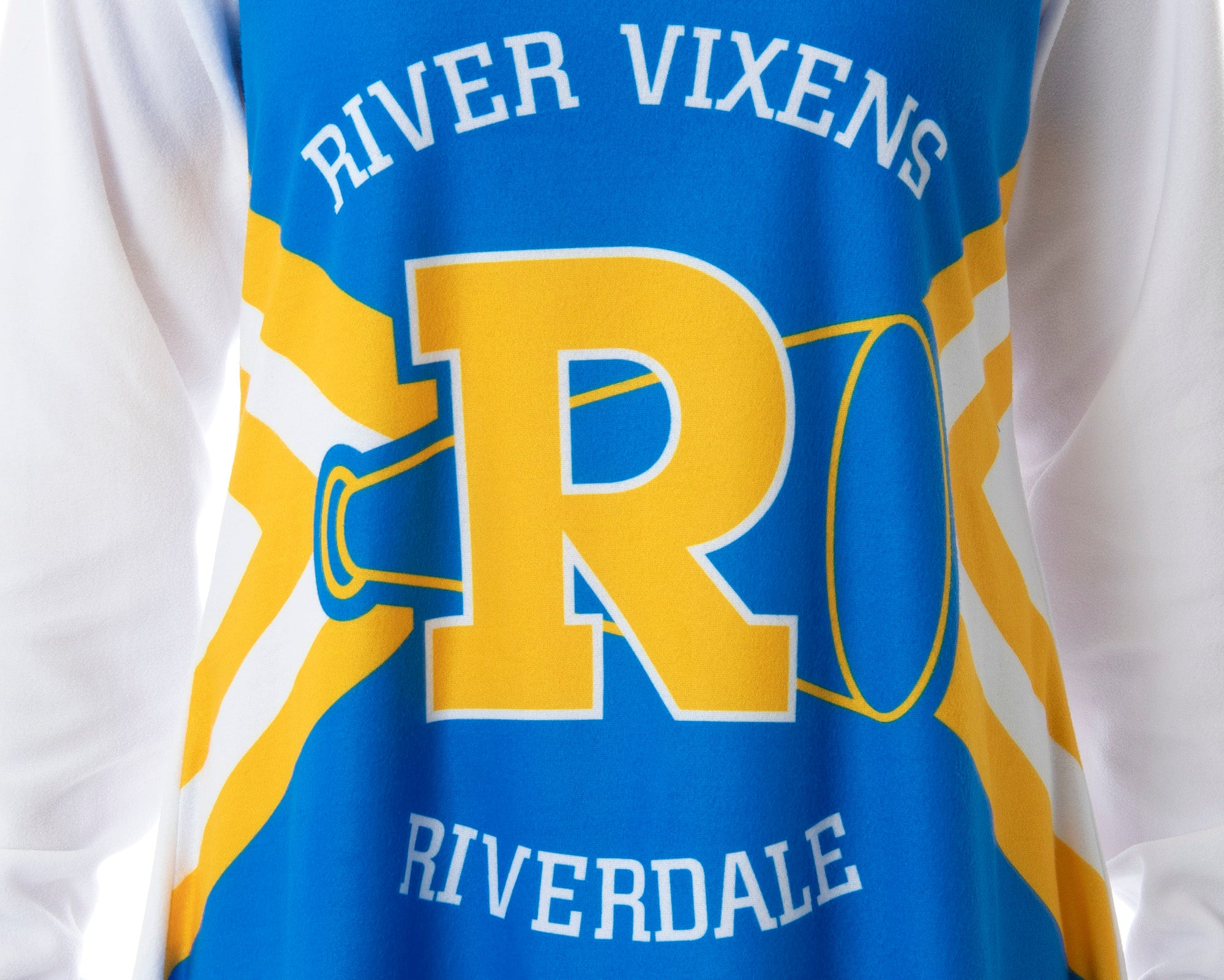 Riverdale Women's River Vixens Costume Raglan Sleep Shirt Pajama Nightgown