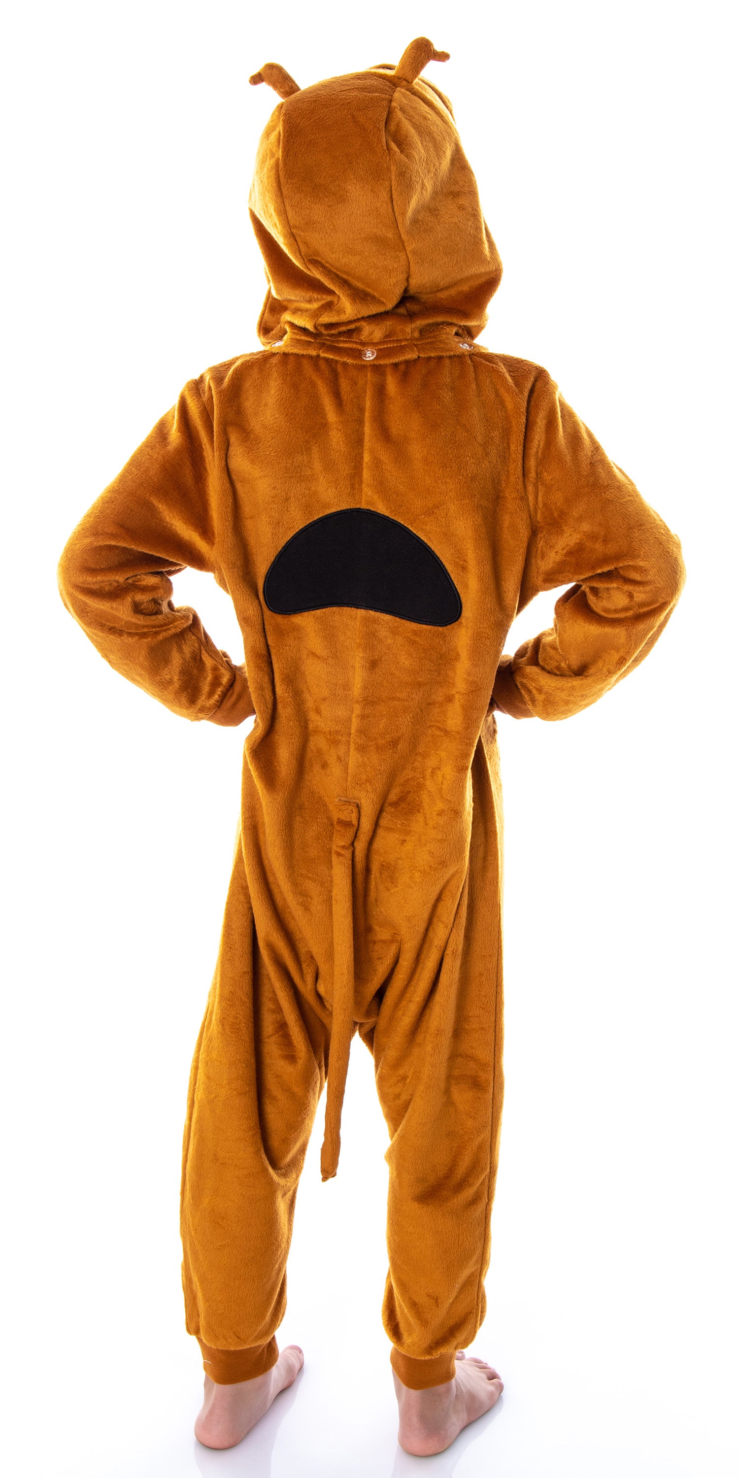 Scooby Doo Kids Scooby Doo Costume One-Piece Pajama Union Suit (10/12)