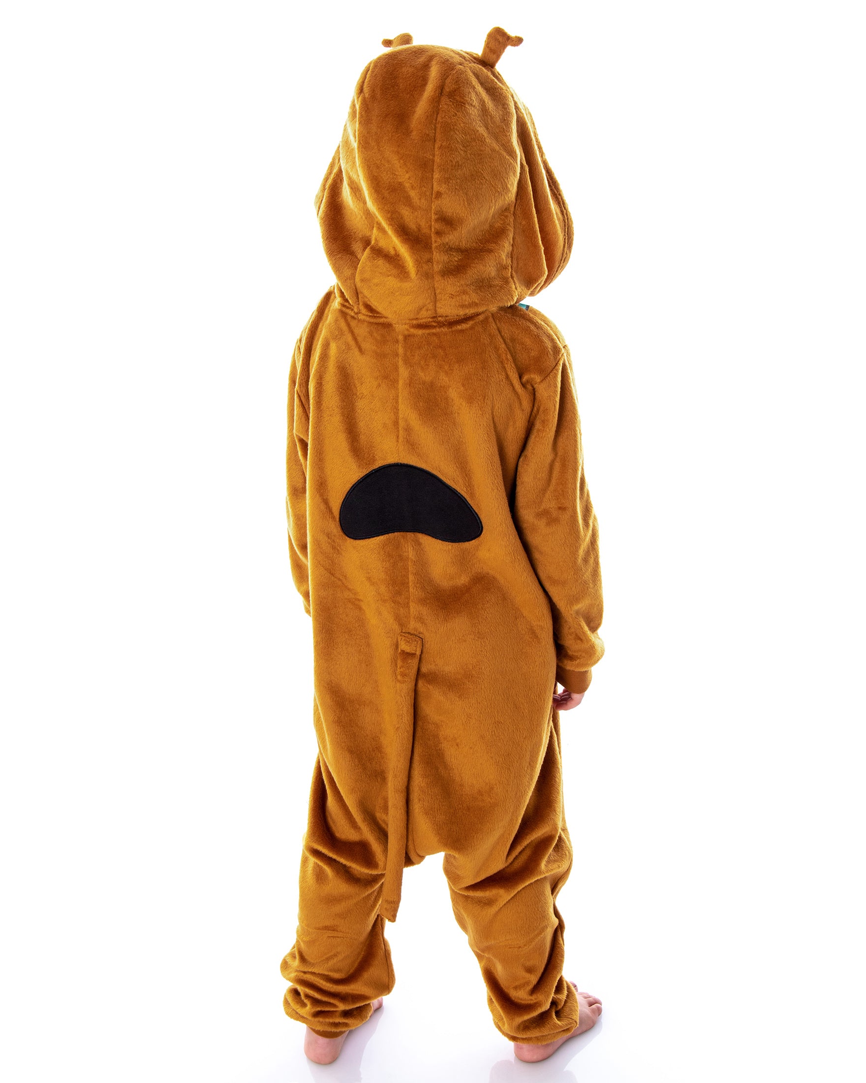 Scooby Doo Toddler Girls' One Piece Hooded Pajama Union Suit
