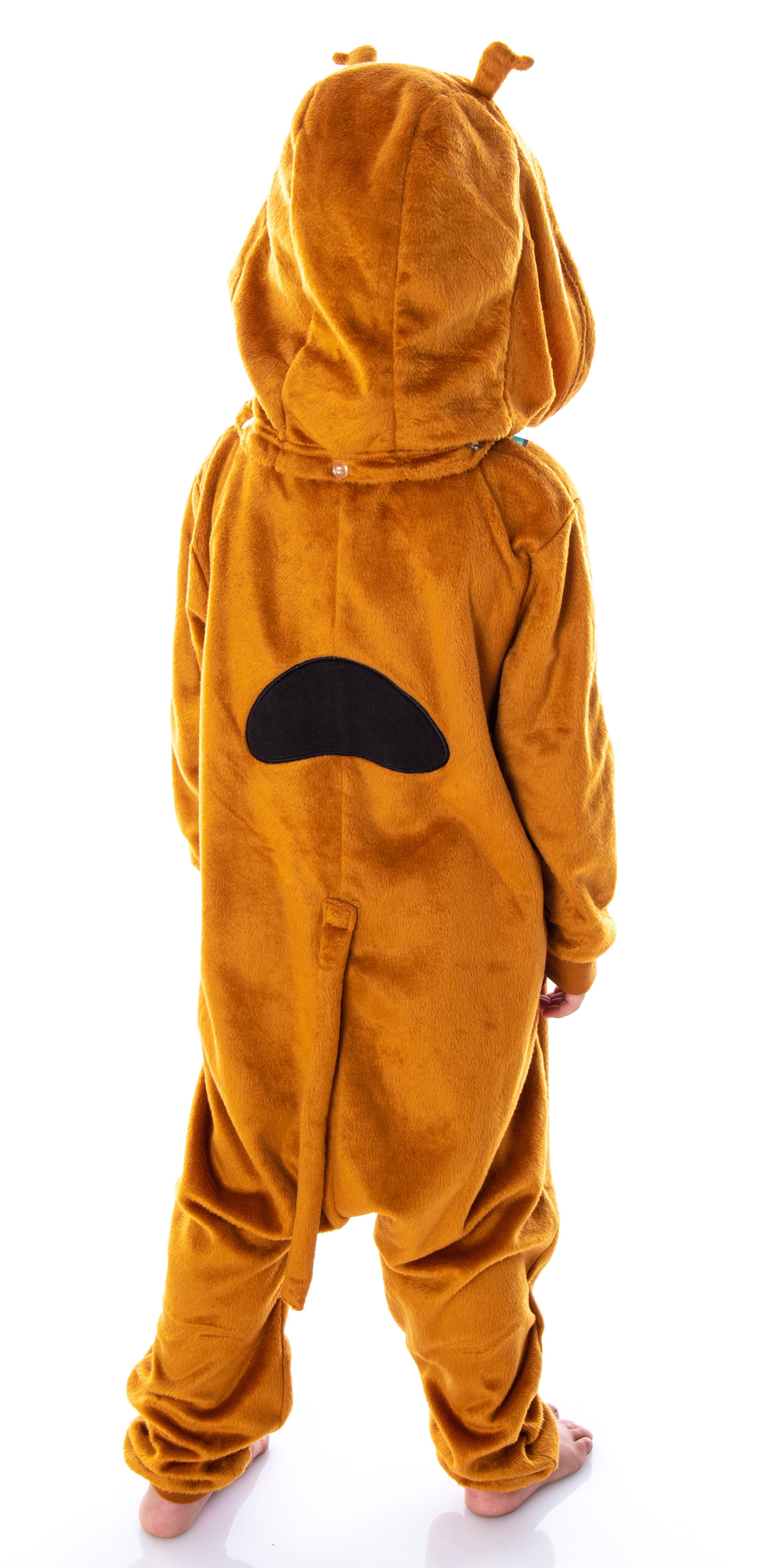 Scooby Doo Toddler Kids Scooby Doo Costume Pajama Union Suit One-Piece (4T/5T)