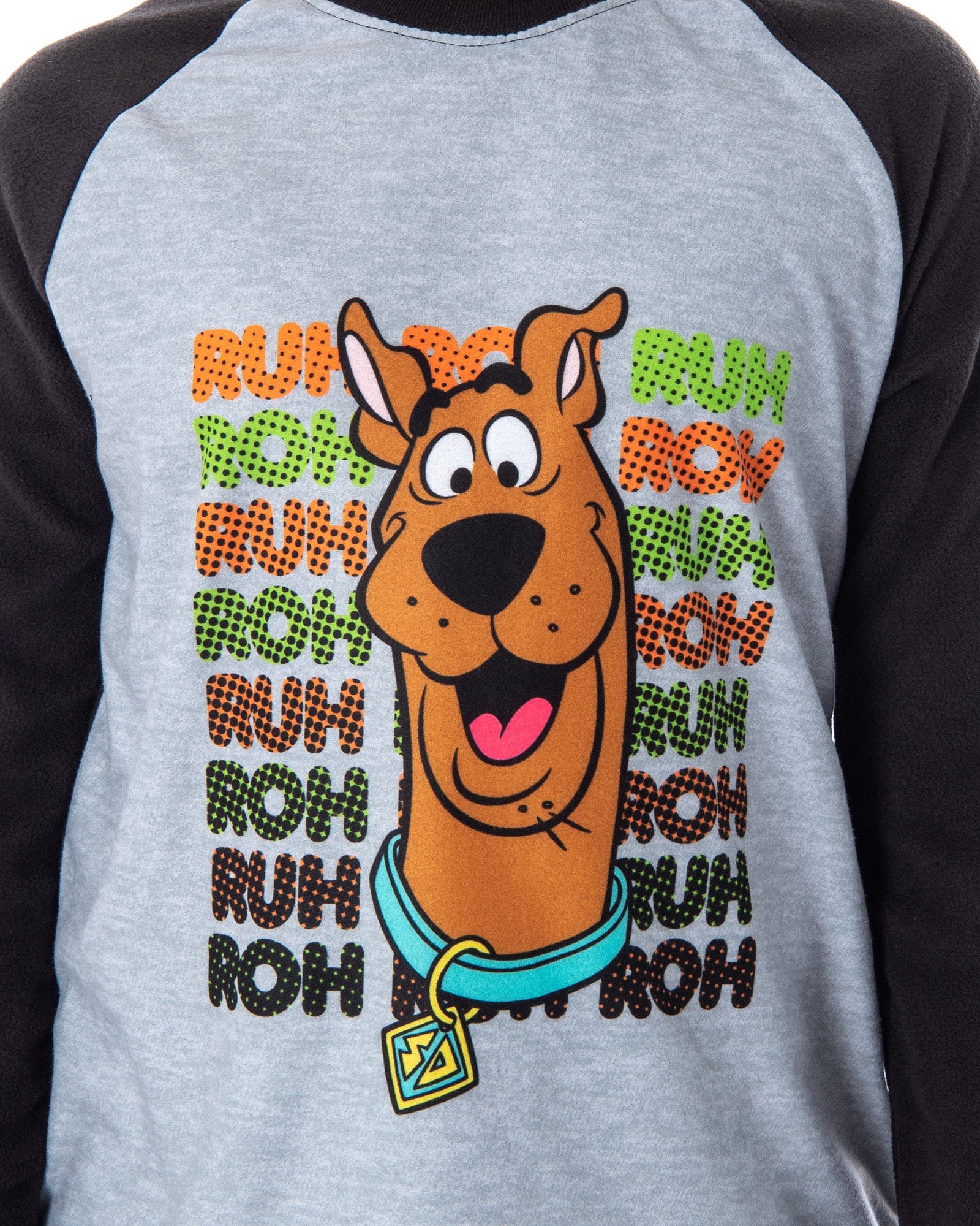 Scooby Doo Boys' PJS Ruh-Roh! Pajamas Raglan Shirt and Pants Sleep Set
