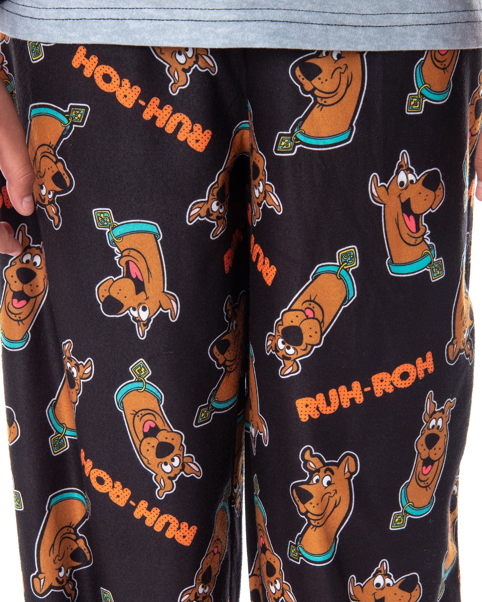 Scooby Doo Boys' PJS Ruh-Roh! Pajamas Raglan Shirt and Pants Sleep Set