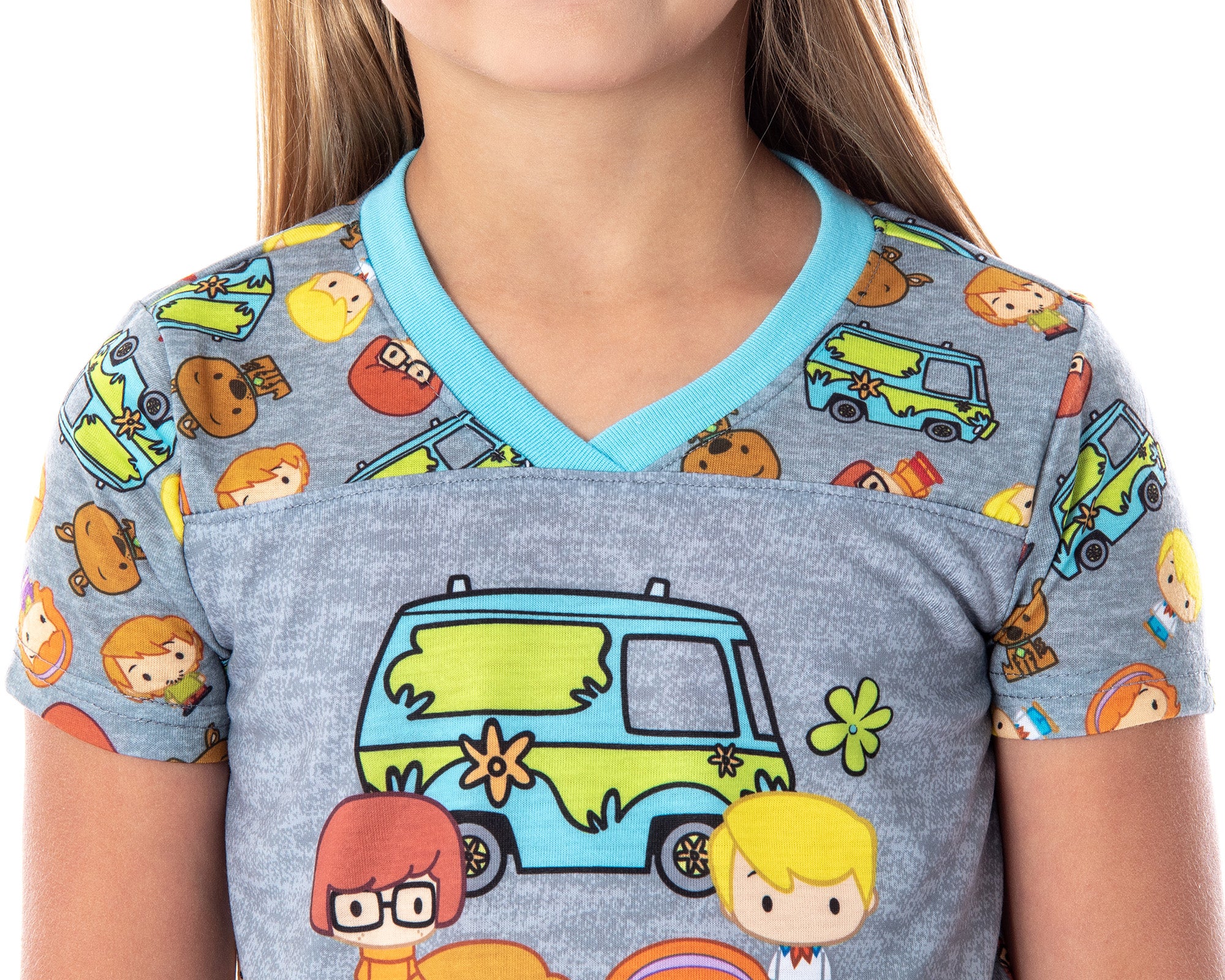 Scooby Doo Girls Pajamas Where Are You? Chibi Figures PJs