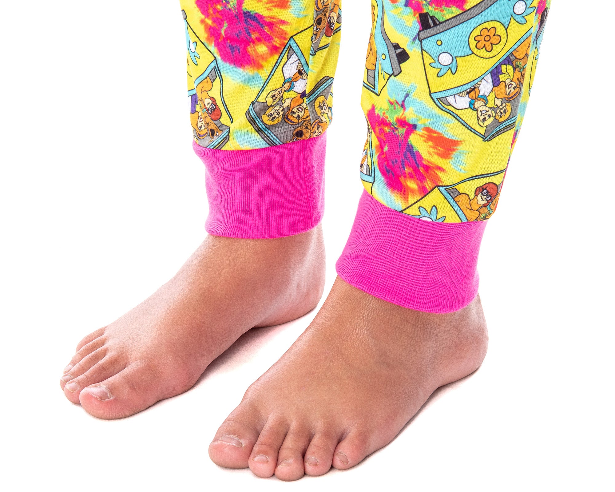 Scooby Doo Girls' Mystery Machine Shirt And Pants 2 PC Pajama Set
