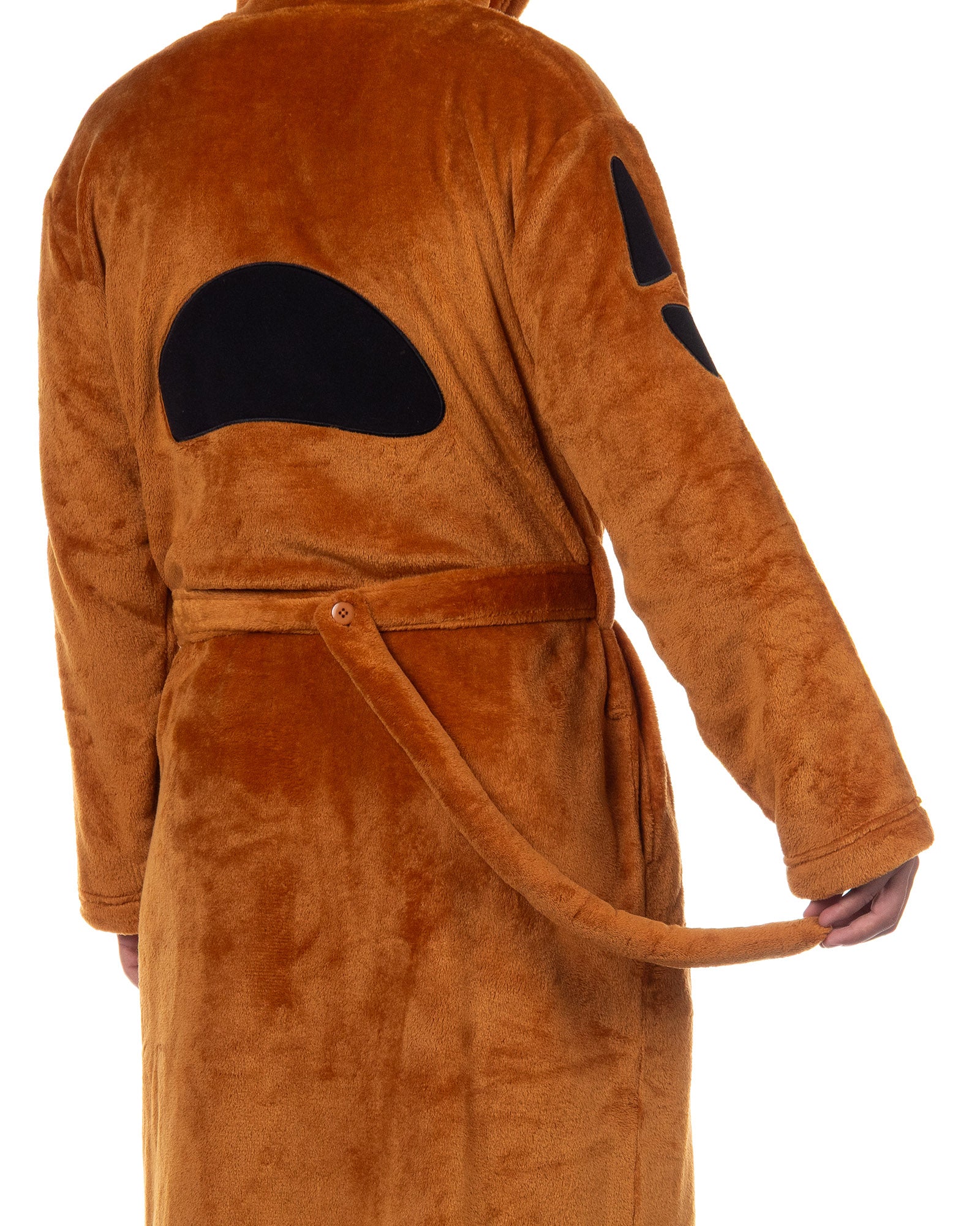 Scooby-Doo Robe Men's Character 3D Design Hooded Bathrobe For Adults