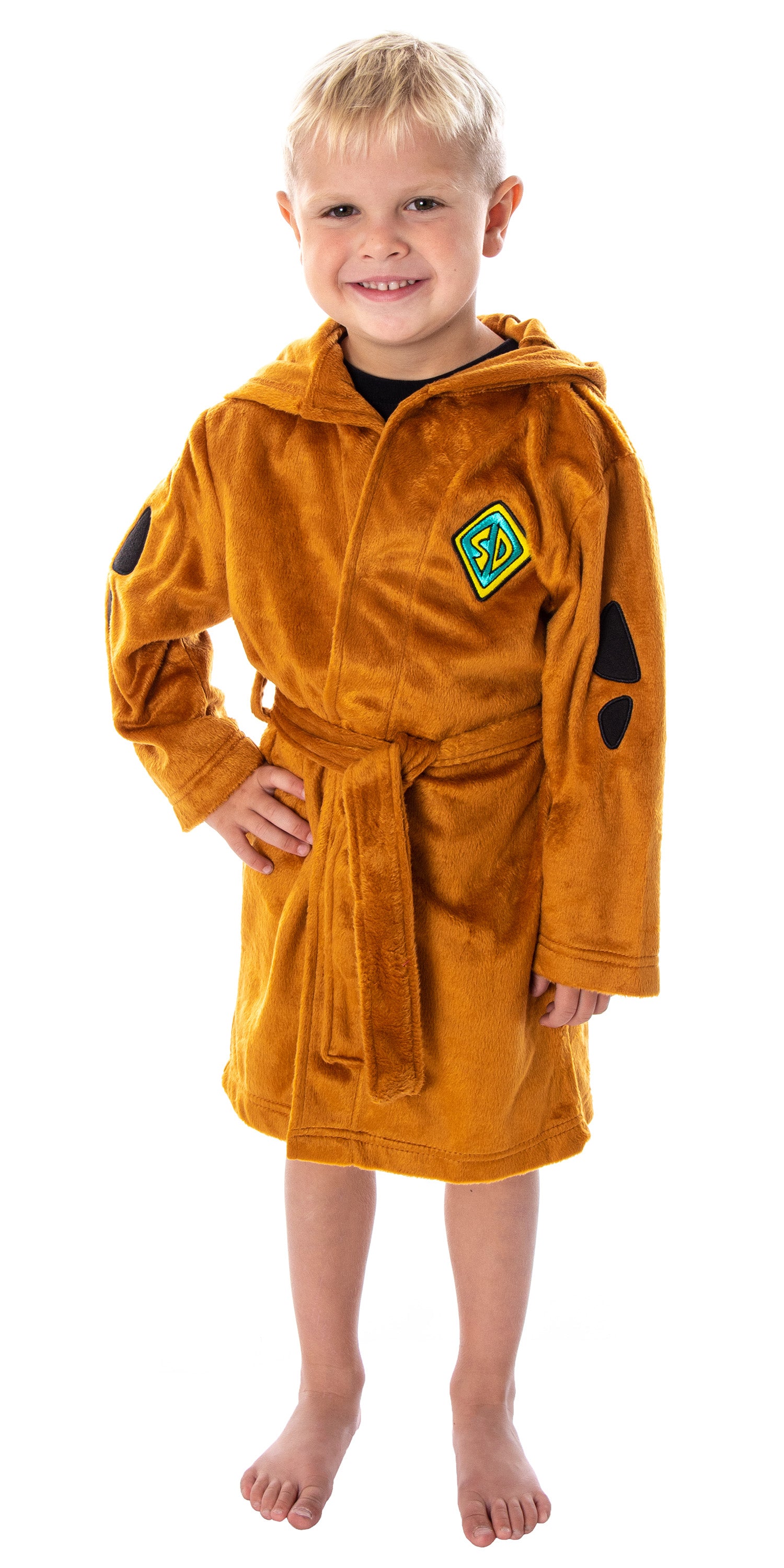Scooby Doo Toddler Hooded Costume Robe Soft Plush w/ Ears