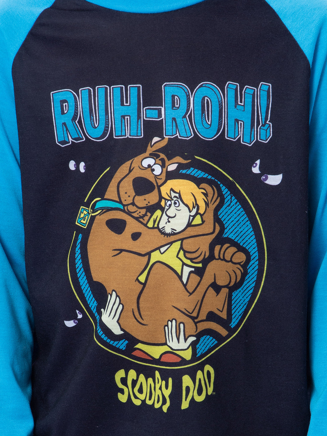 Scooby-Doo Boys' Scooby Shaggy Ruh-Roh! Raglan Sleep Pajama Set