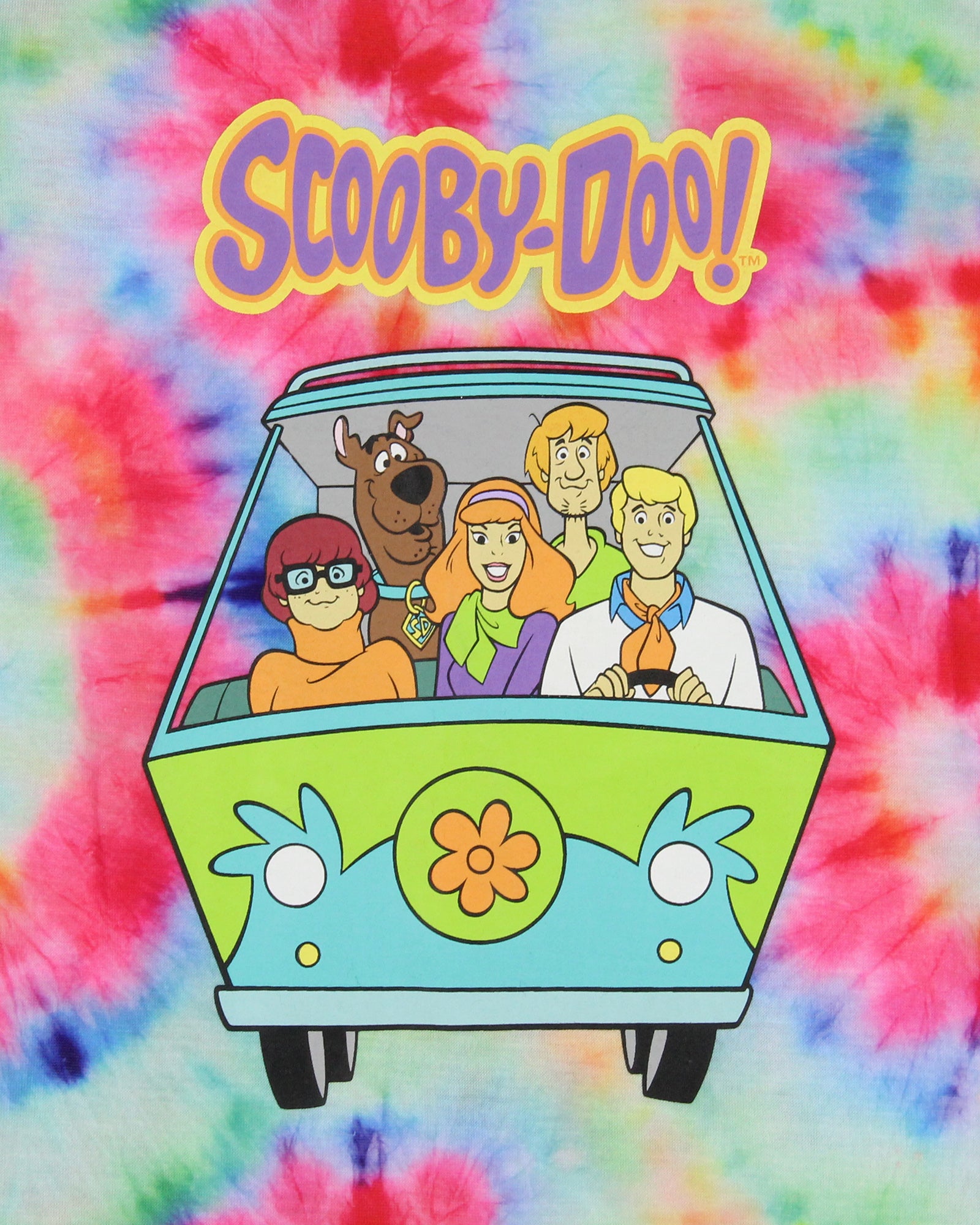 Scooby-Doo Girls' Characters The Gang Mystery Machine Pajama Set Shorts