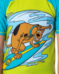Scooby-Doo Boys' Character Surfing Scooby Rashguard Shirt Swim Top