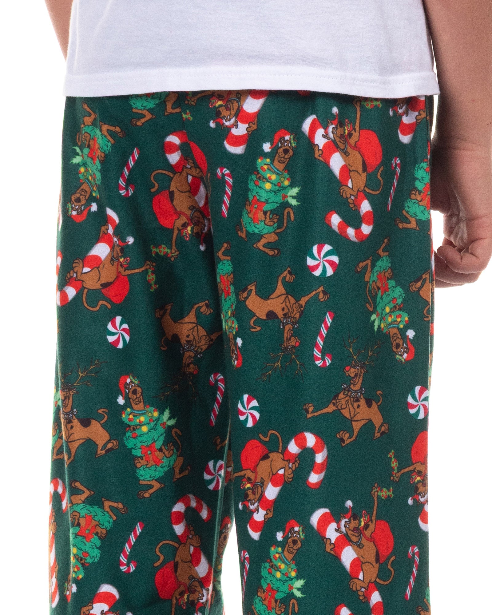 Scooby-Doo Pajamas Boys' Candy Cane Design Lounge Sleep Pants