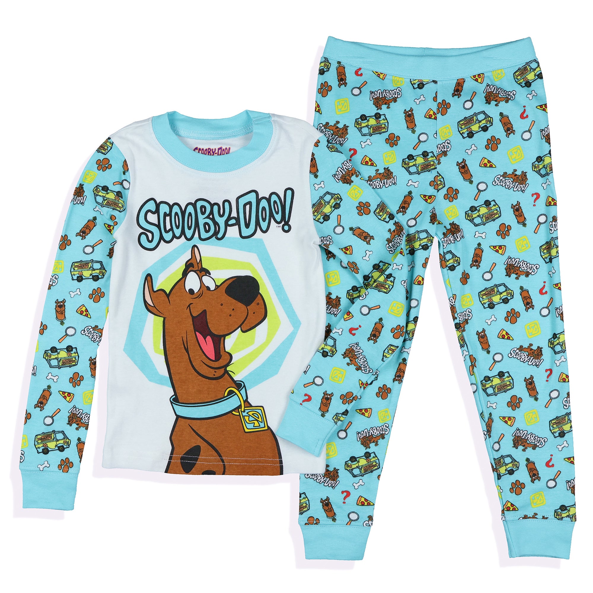 Scooby-Doo Pajamas Toddler Boys' Character Inspired Tight Fit Sleep Set