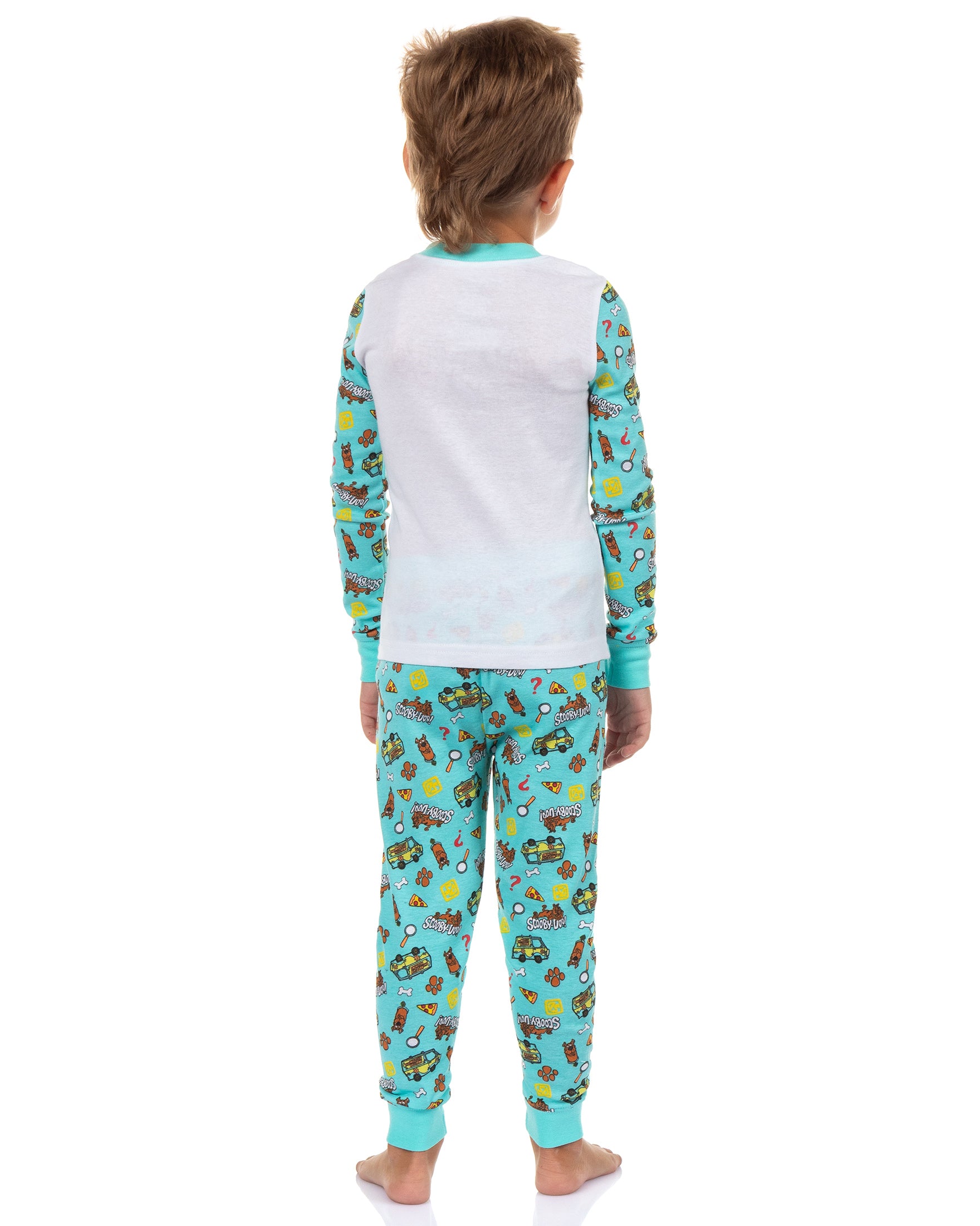 Scooby-Doo Pajamas Toddler Boys' Character Inspired Tight Fit Sleep Set