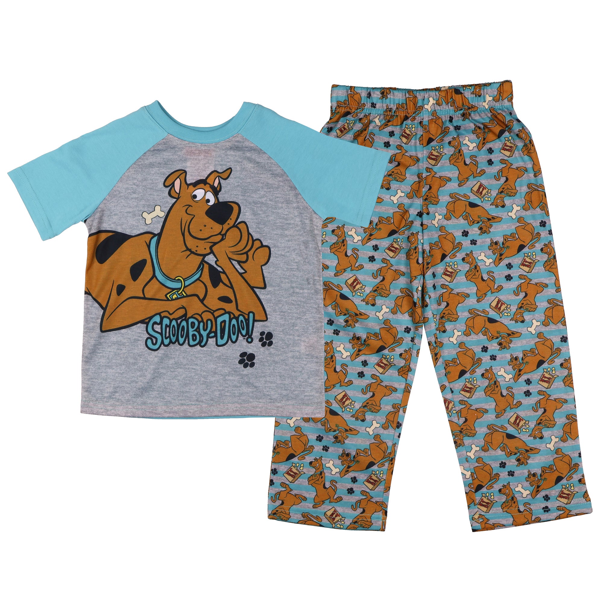 Scooby-Doo Pajamas Toddler Boys' Short Sleeve and Pants PJ Sleep Set (4T)