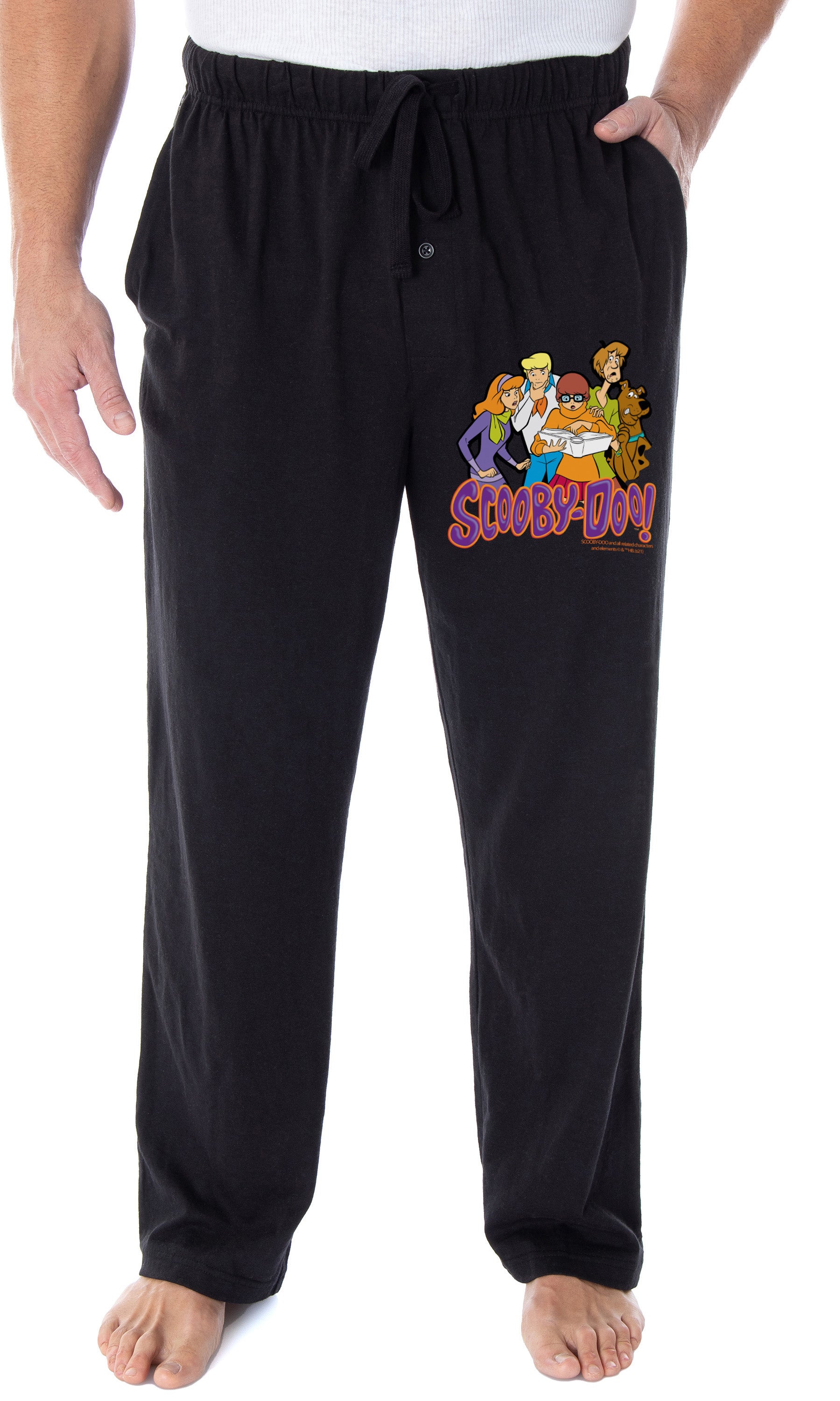 Scooby-Doo Men's Original Mystery Solvers Vintage Cartoon Characters Sleep Lounge Pajama Pants