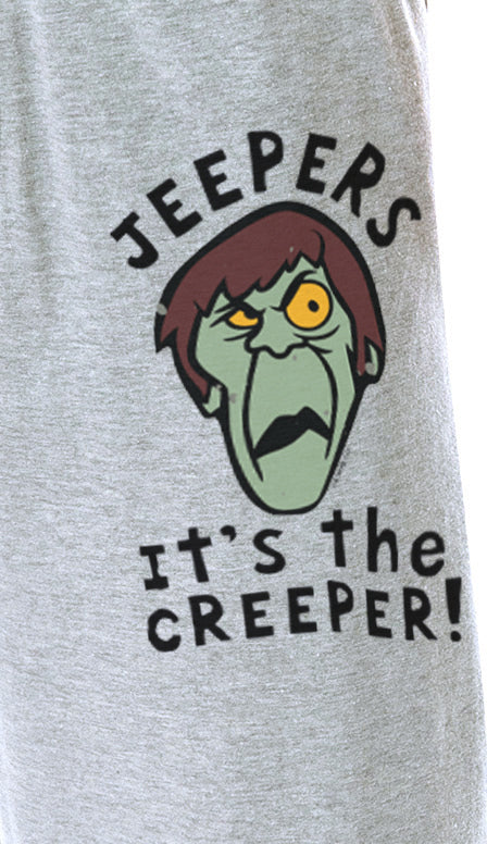 Scooby-Doo Mens' Jeepers It's The Creeper Sleep Pajama Pants Loungewear
