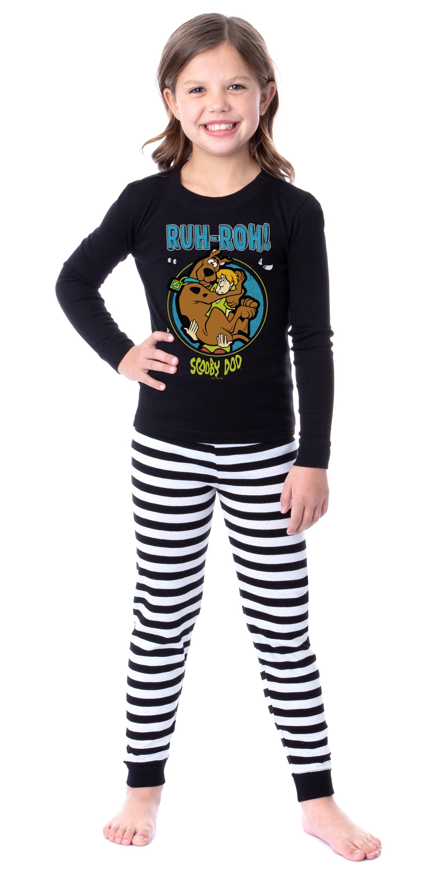 Scooby Doo Boys' Pajamas Ruh-Roh! Snug Fit Cotton Kids Pajama Set
