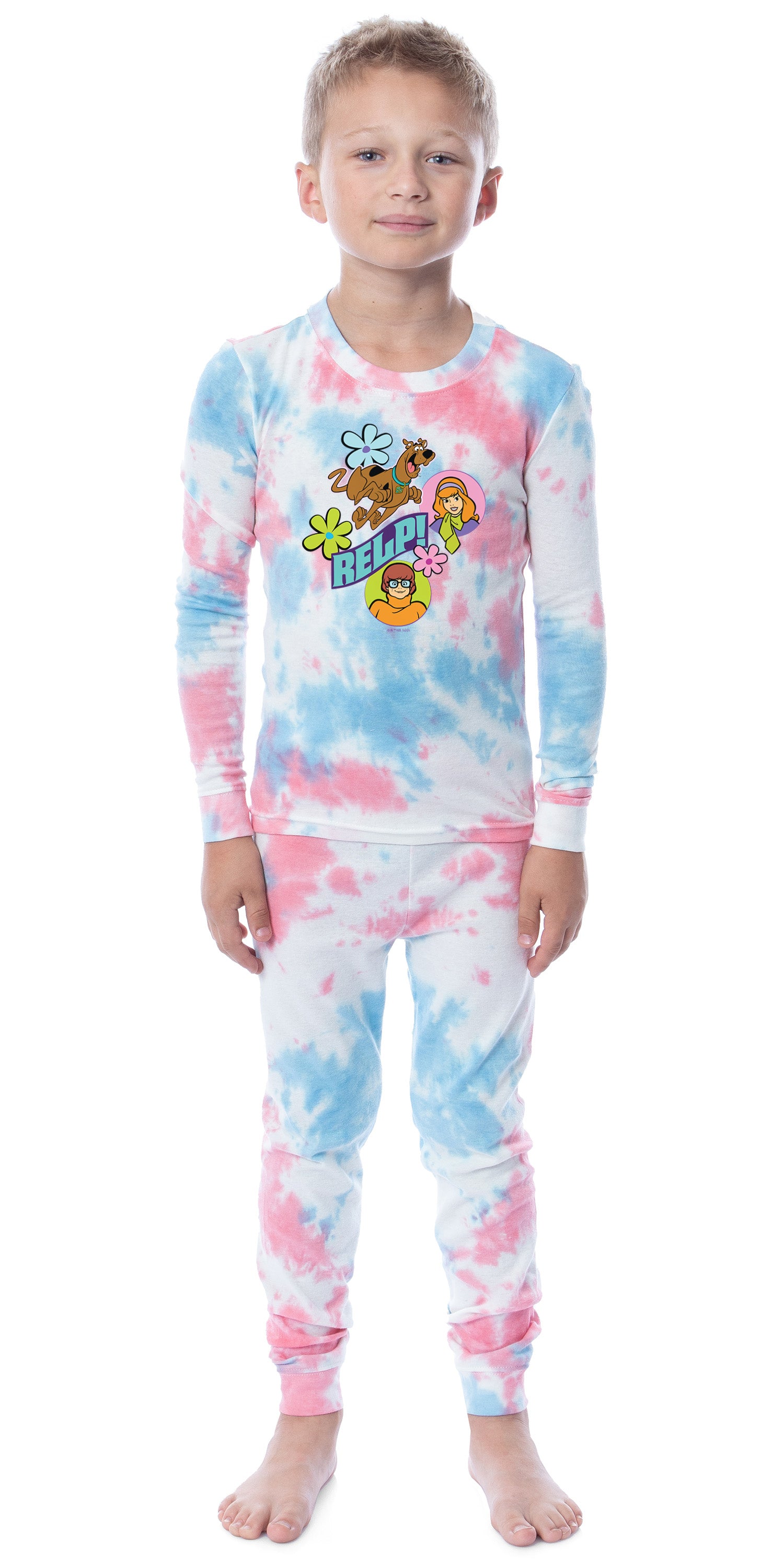 Scooby-Doo Girls' Unisex Child Relp! Daphne Velma Character Pajama Set