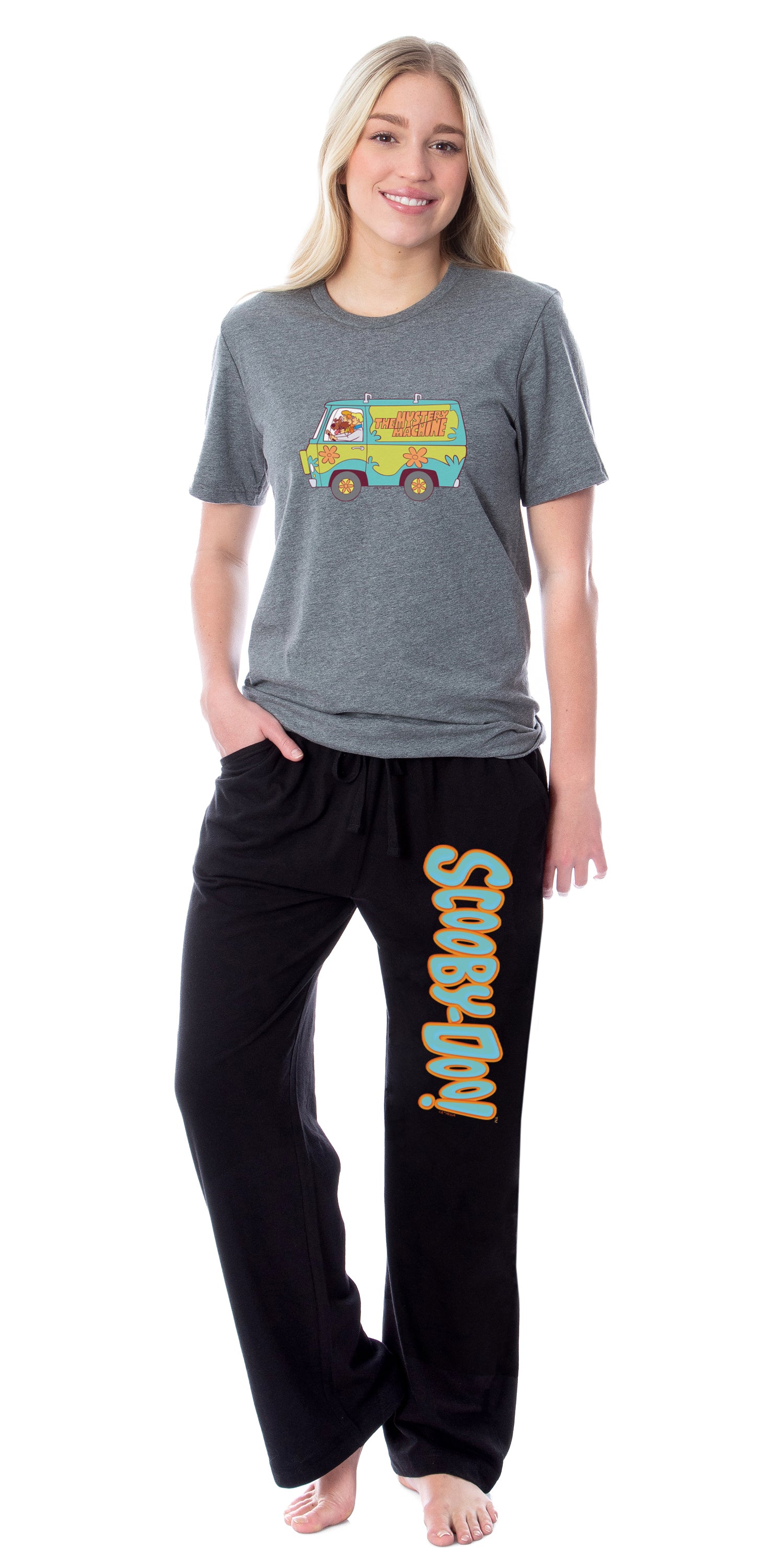 Scooby-Doo Womens' Classic The Gang Mystery Machine Sleep Pajama Set