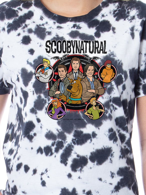 Supernatural Scooby-Doo Team-Up Character Sam Dean Castiel Shaggy Velma Daphne Women's Pajama Set