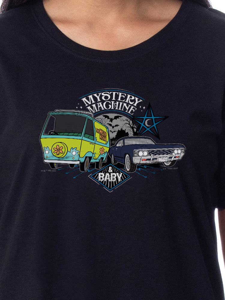 Supernatural Womens' Scoobynatural Mystery Machine Nightgown Pajama Shirt