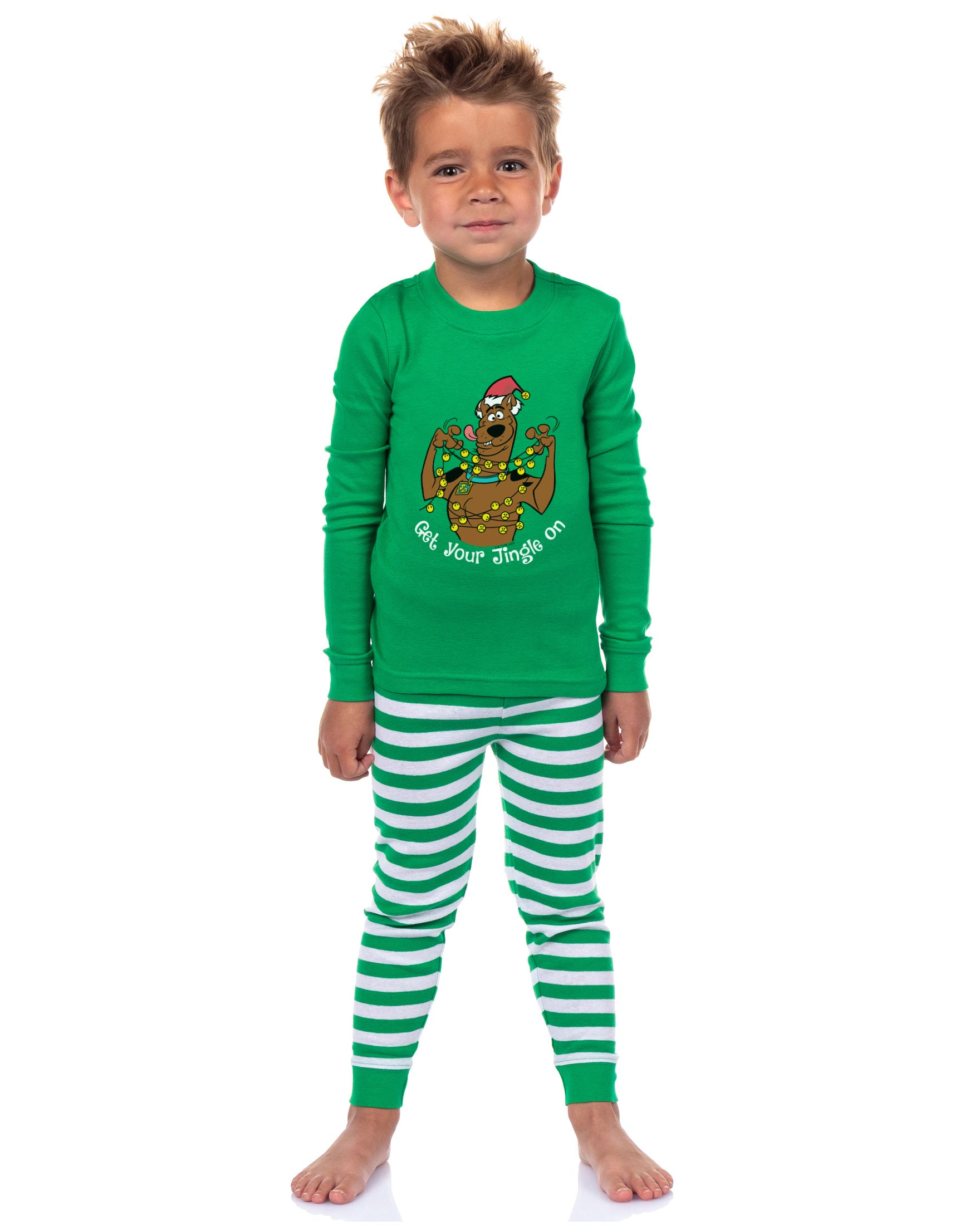 Scooby-Doo Christmas Jingle Bells Family Pajamas 2 Piece Long Sleeve Pajama Set