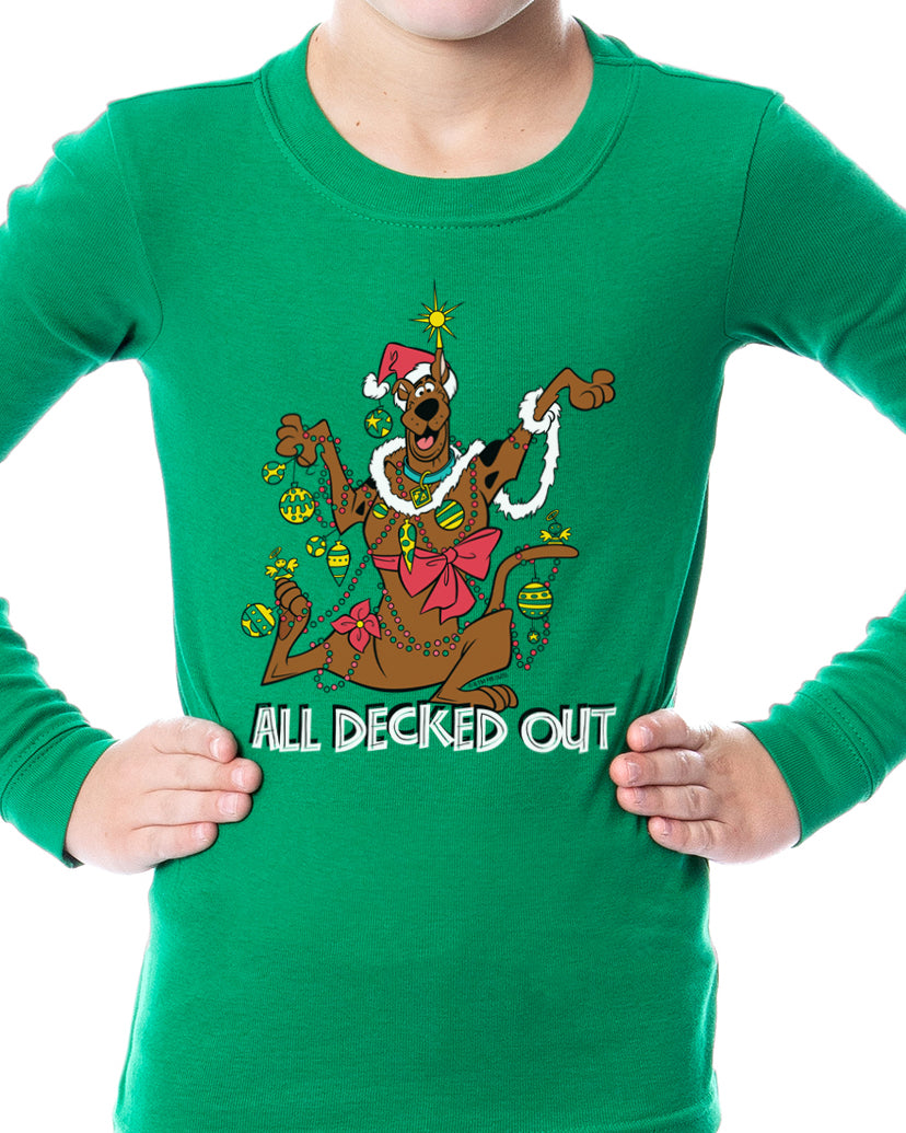 Scooby-Doo Christmas All Decked Out 2 Piece Long Sleeve Pajama Set