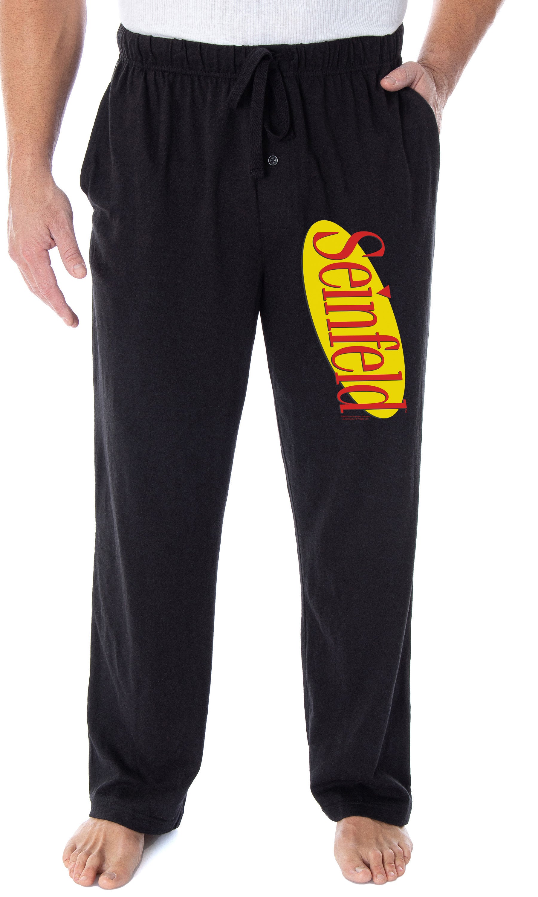 Seinfeld TV Series Men's Classic Logo Loungewear Sleep Pants Pajama Pants