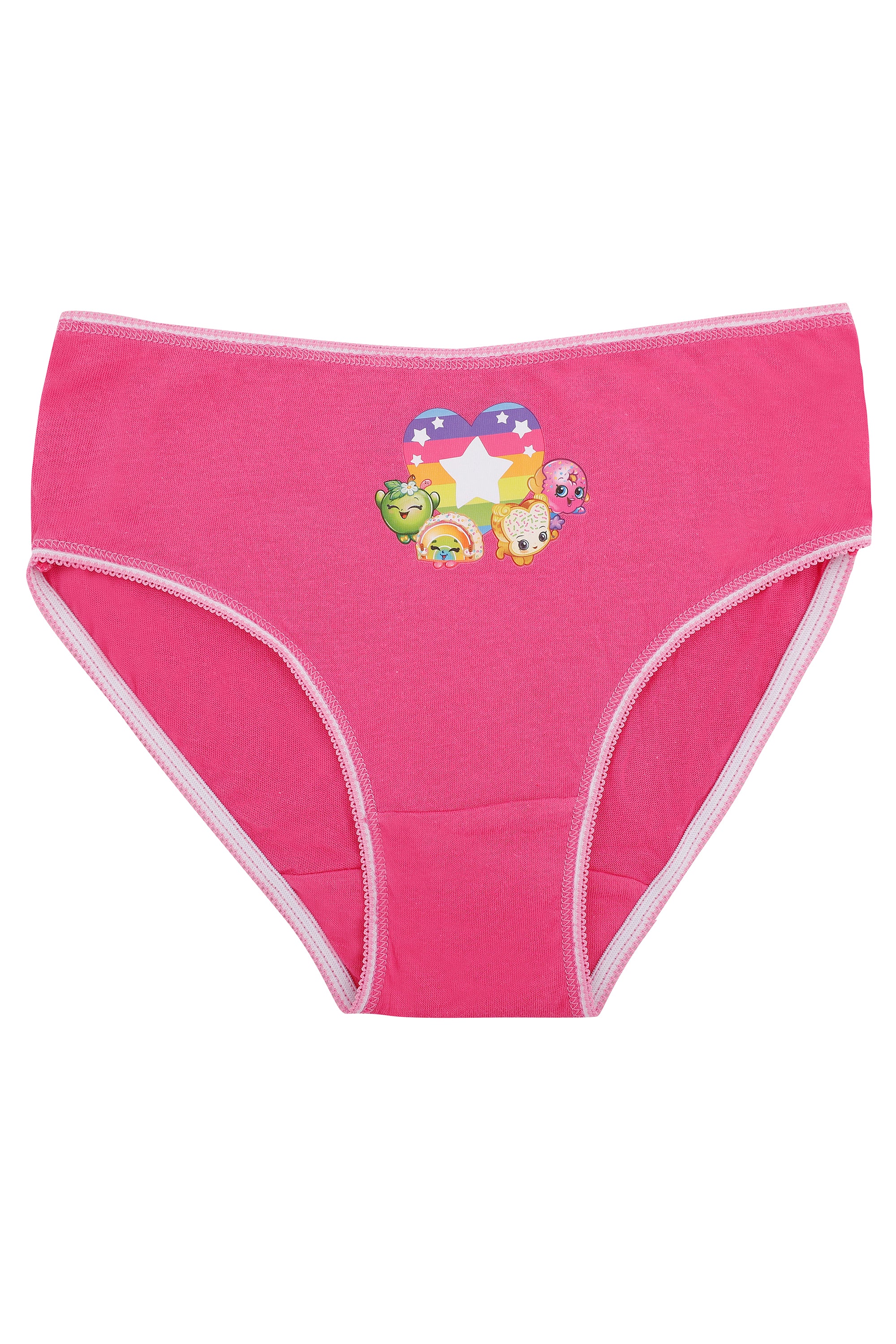 Shopkins Girls Underwear Rainbow Panties 3 Pack Briefs