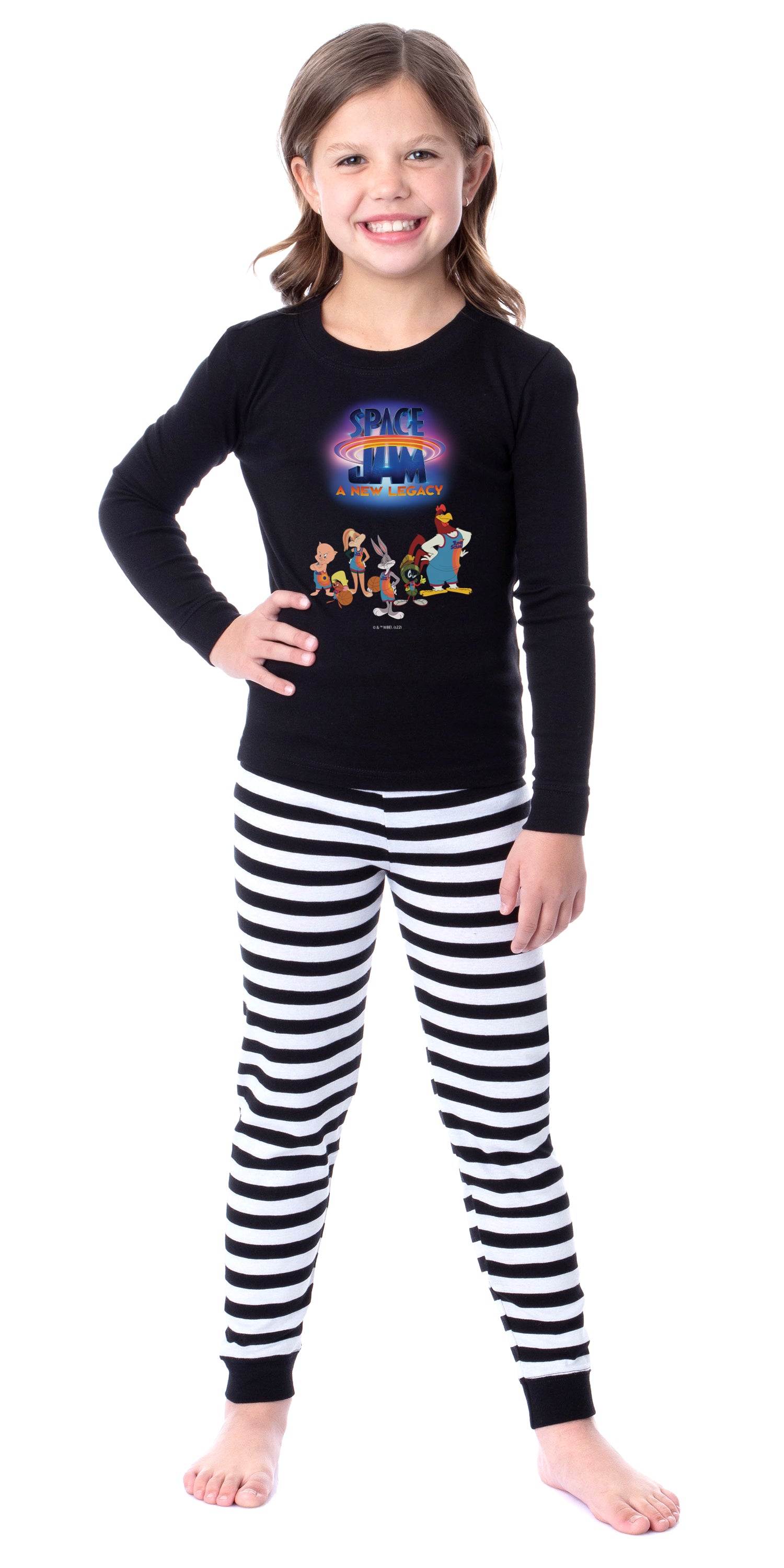 Looney Tunes Space Jam: A New Legacy Movie Film Sleep Tight Fit Family Pajama Set
