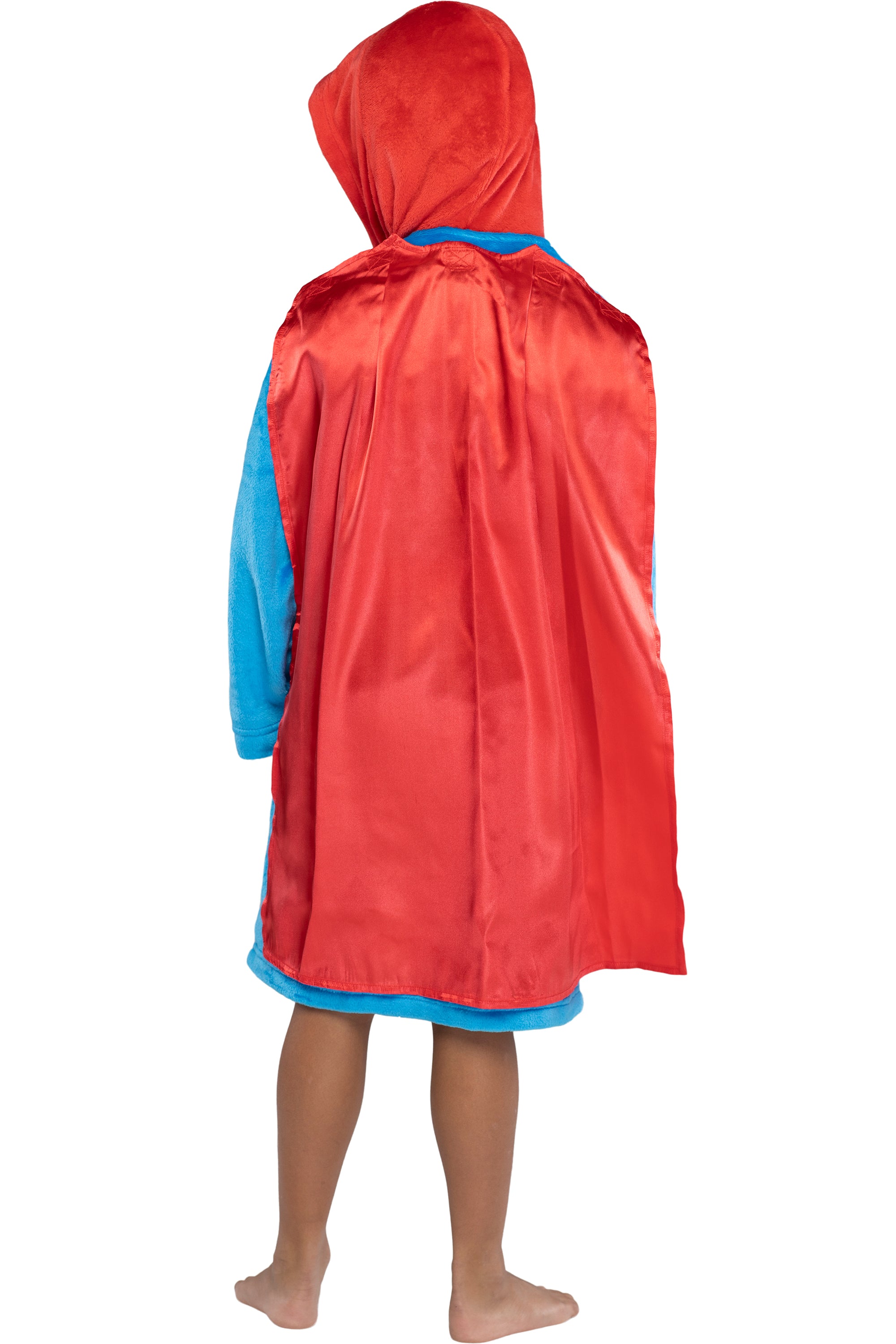 DC Comics Kids Superhero Plush Fleece Hooded Costume Robe
