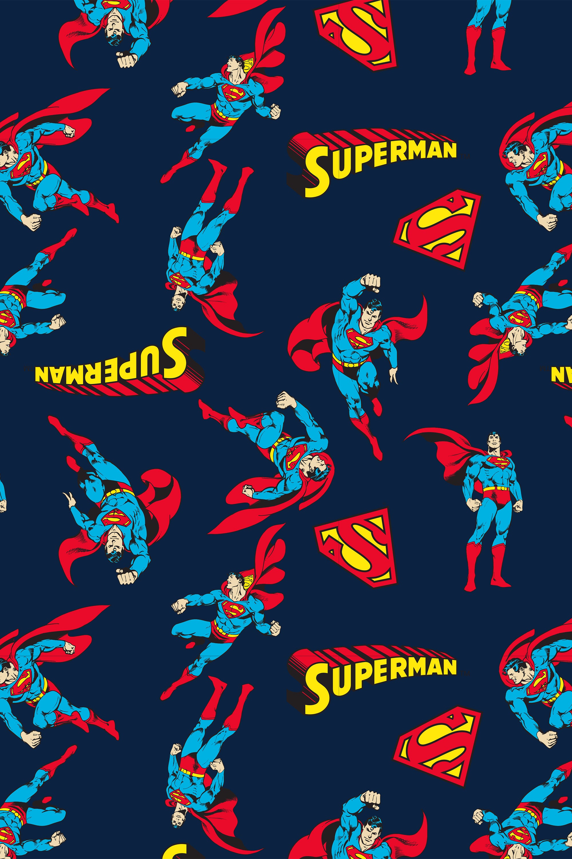 DC Comics Mens Superman All Over Print Loungewear Pajama Pants